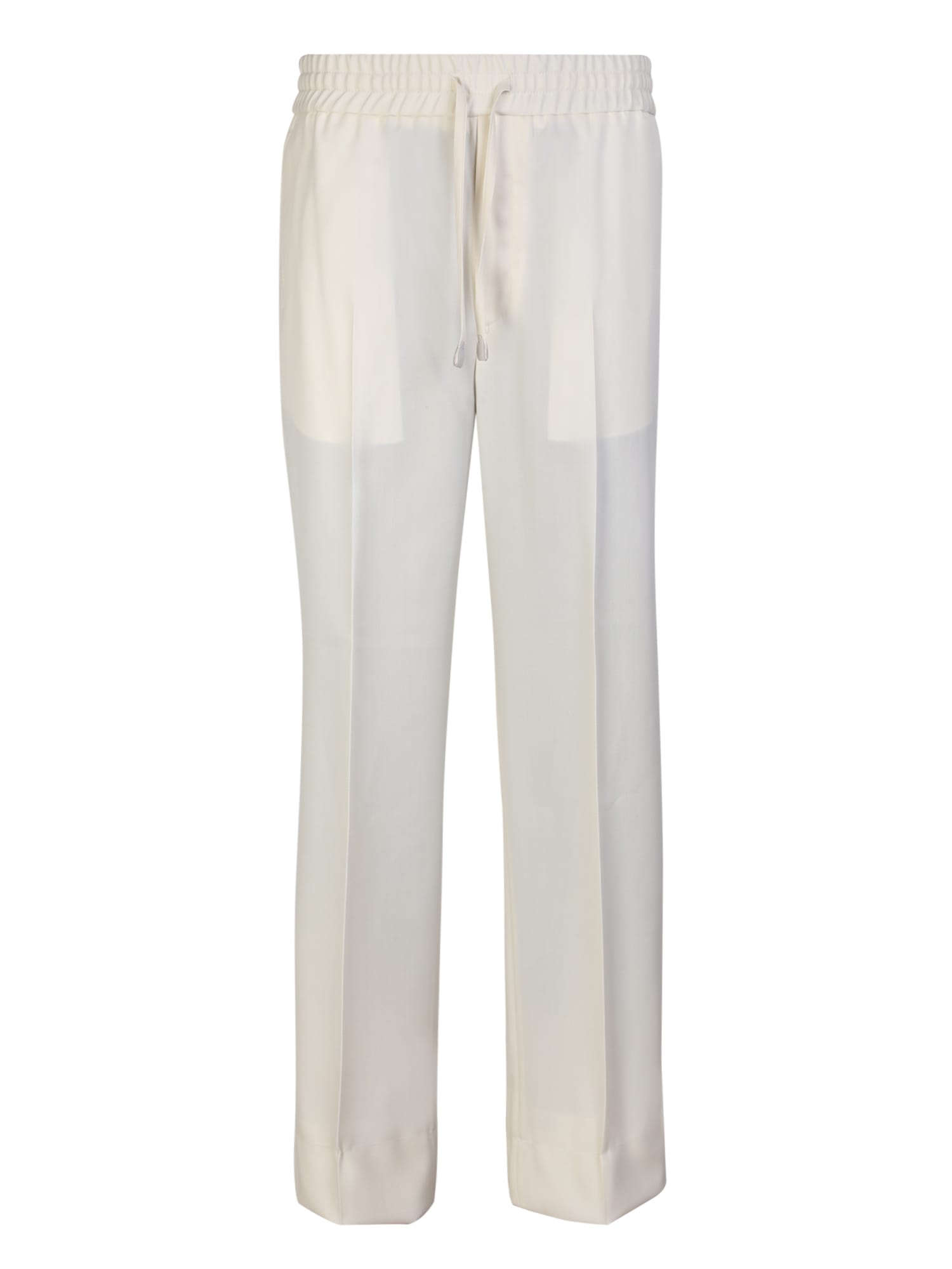 Shop Brioni White Asolo Trousers