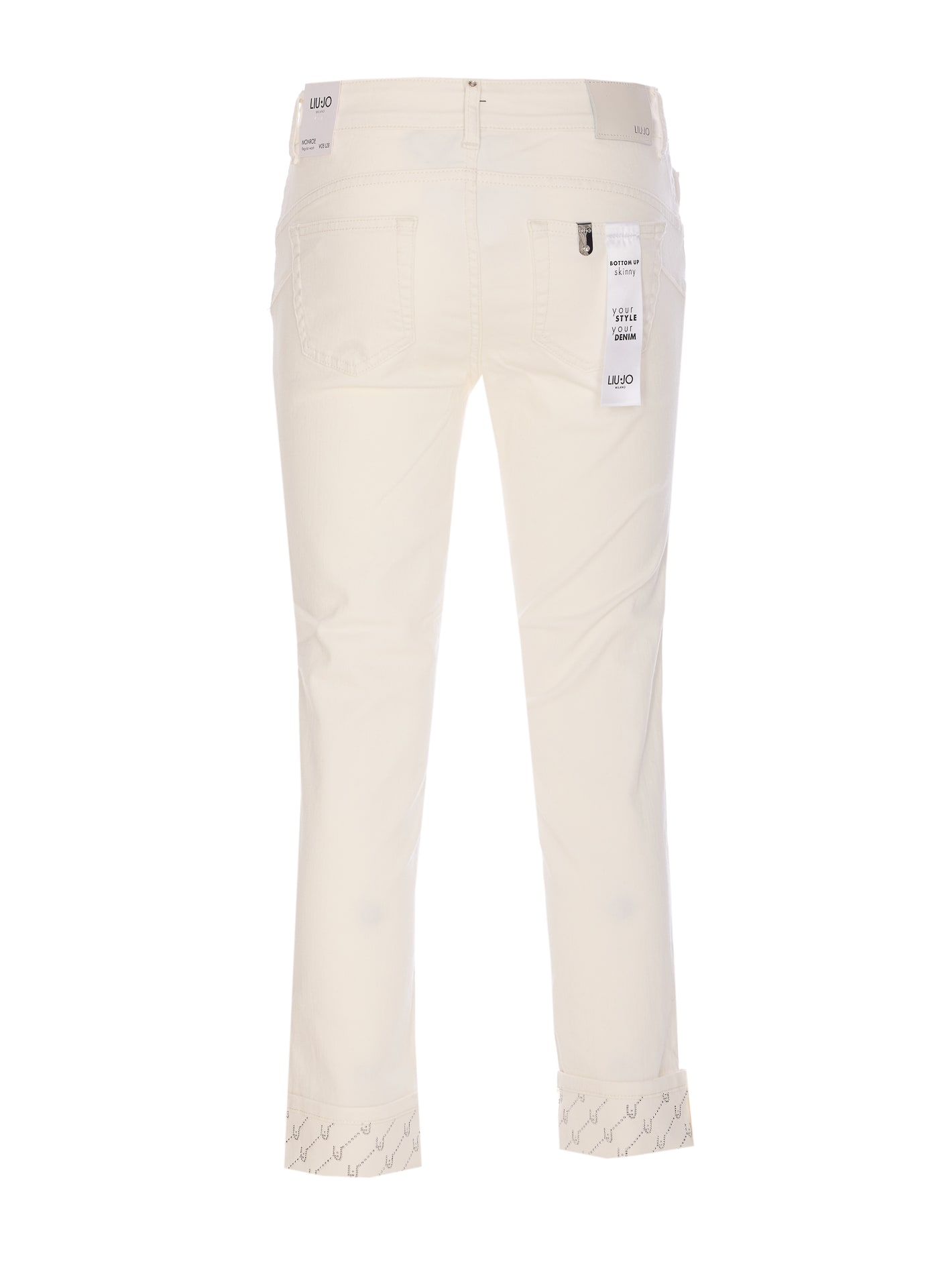Liu •jo Cropped Pants In White