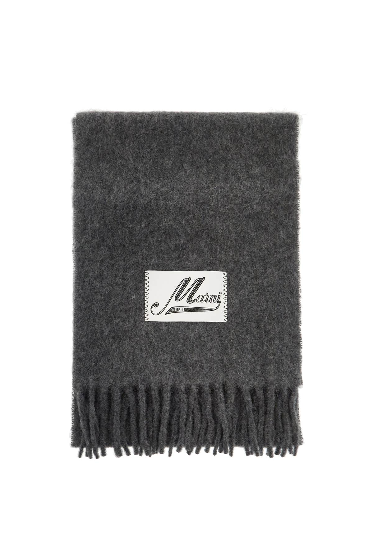 Marni Brushed Alpaca In Antique Silver (grey)