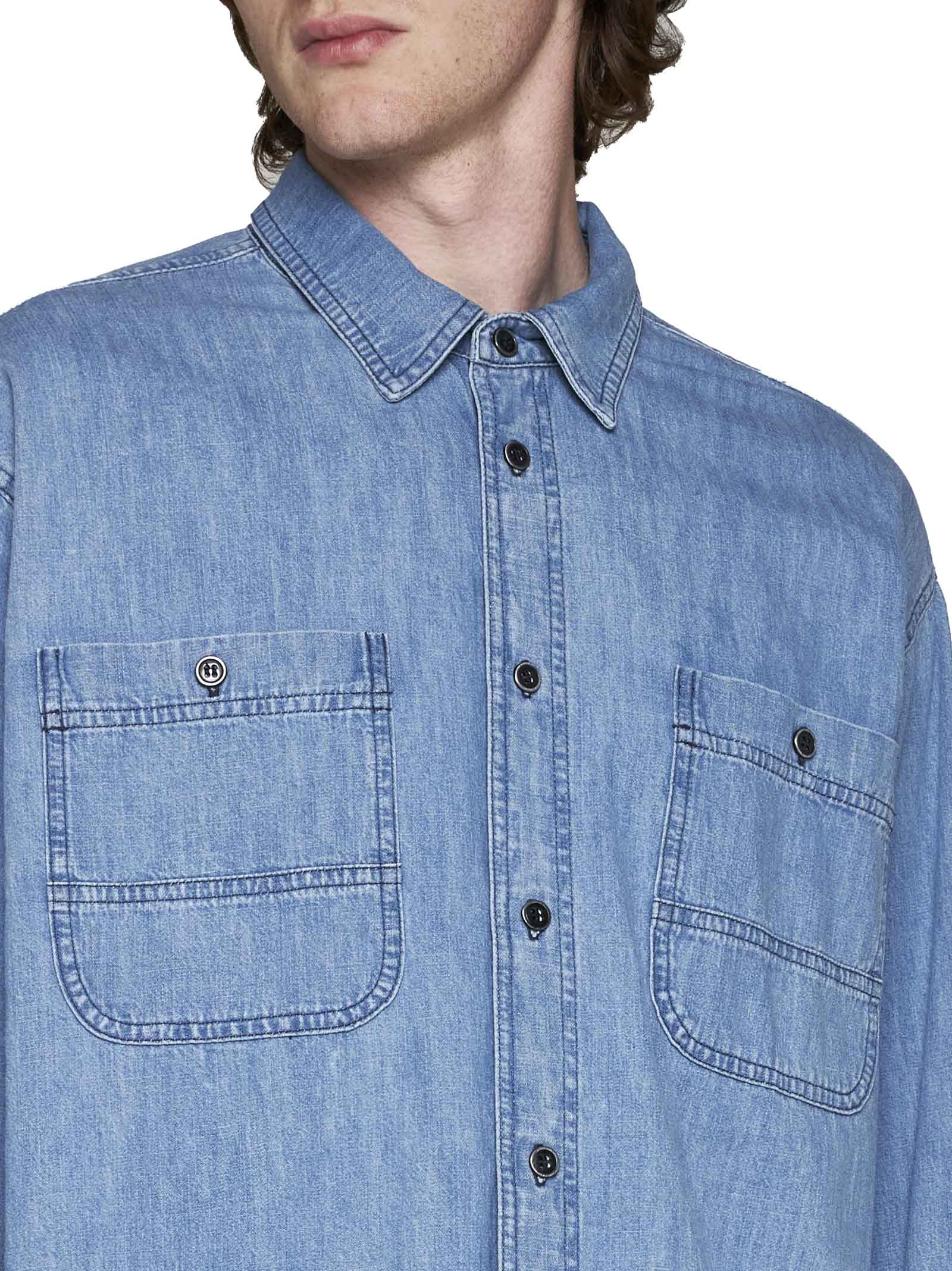 Shop Isabel Marant Shirt In Blue