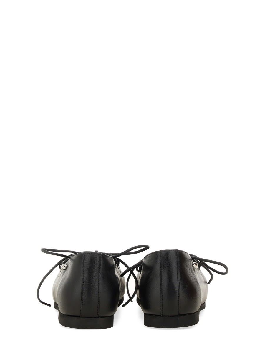 Shop Our Legacy Ballerina Slip In With Laces In Black