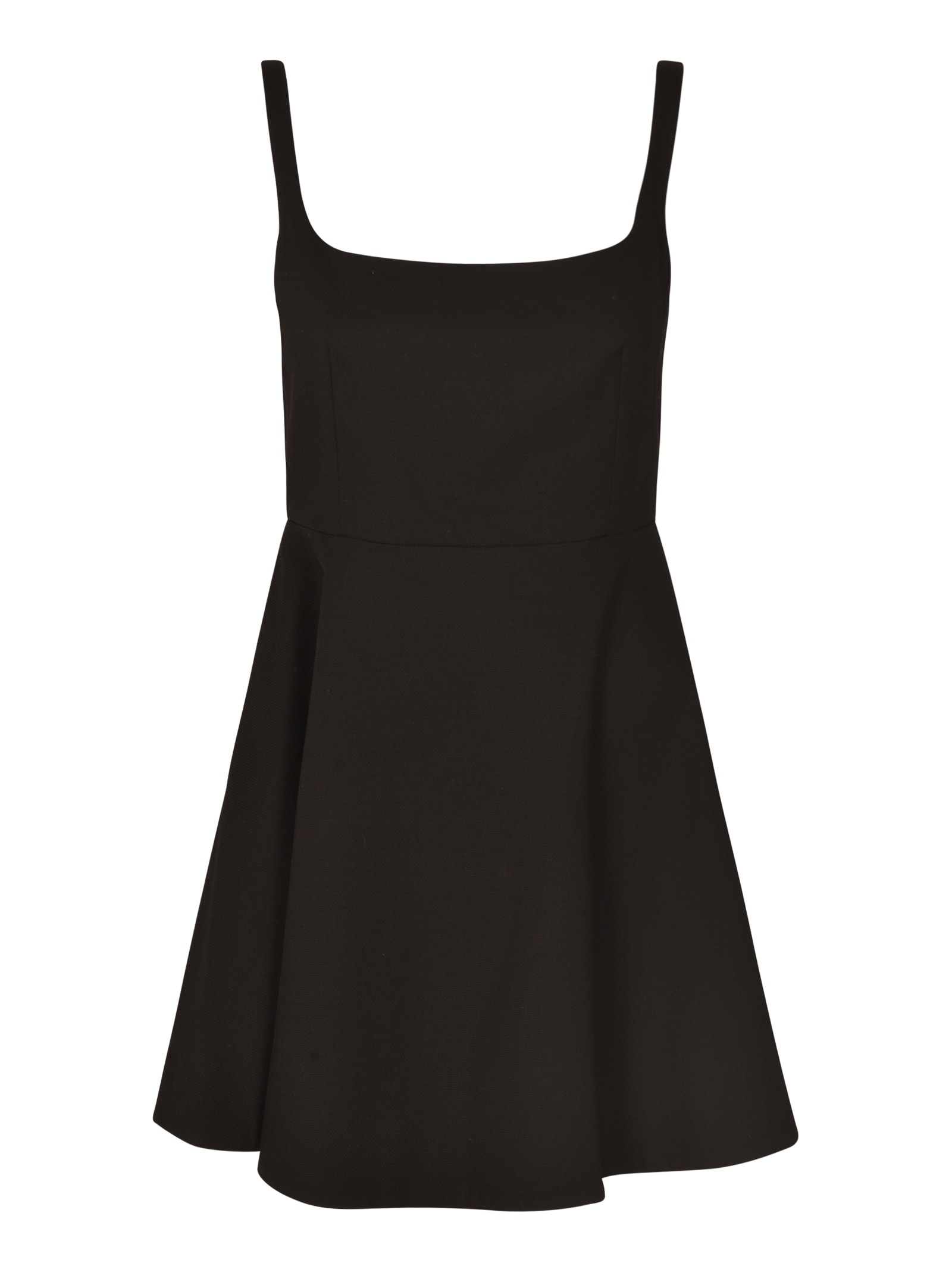 Theory Flare Mini Dress In Black | ModeSens