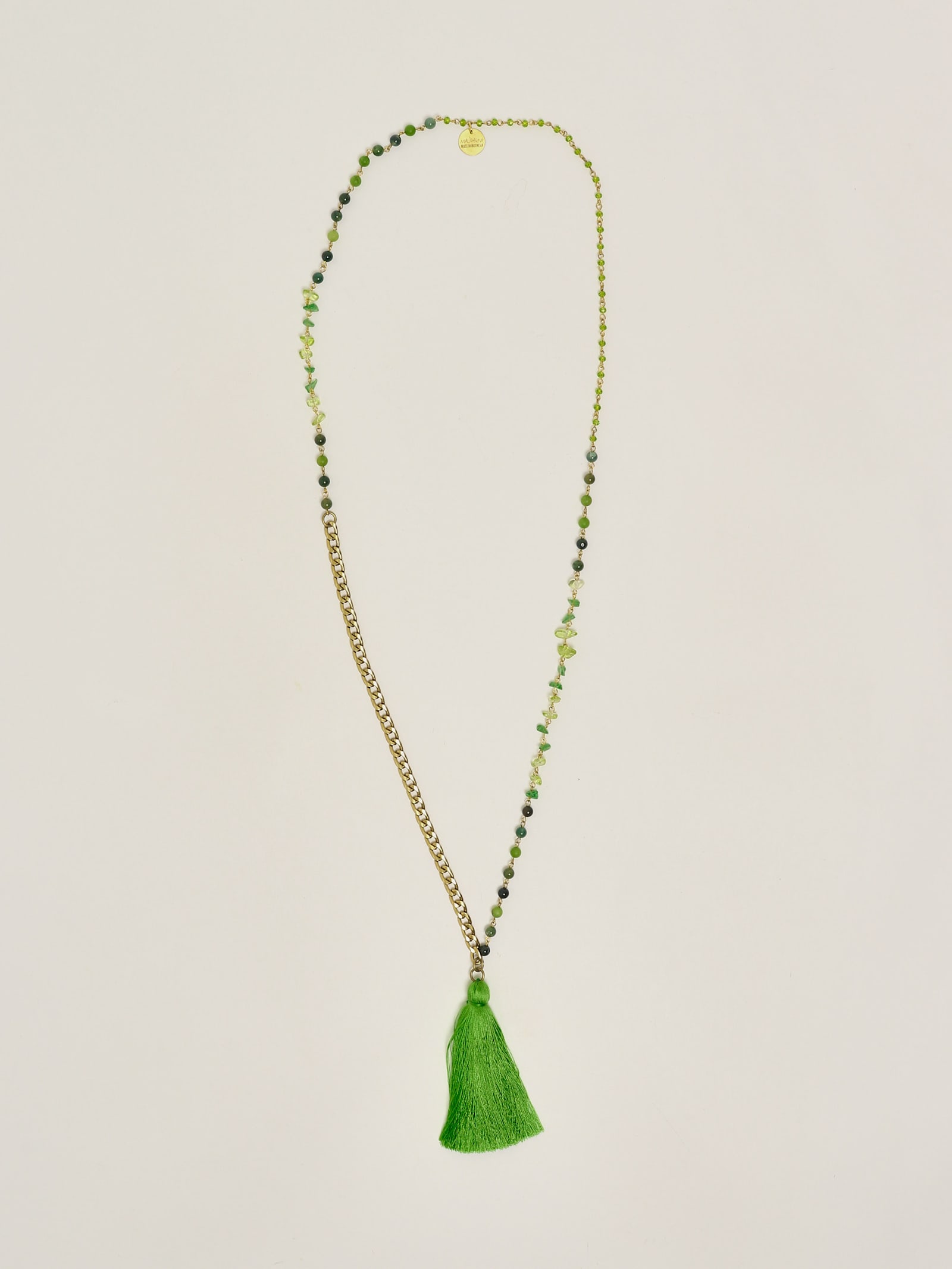 Maliparmi Resina Necklace In Gold