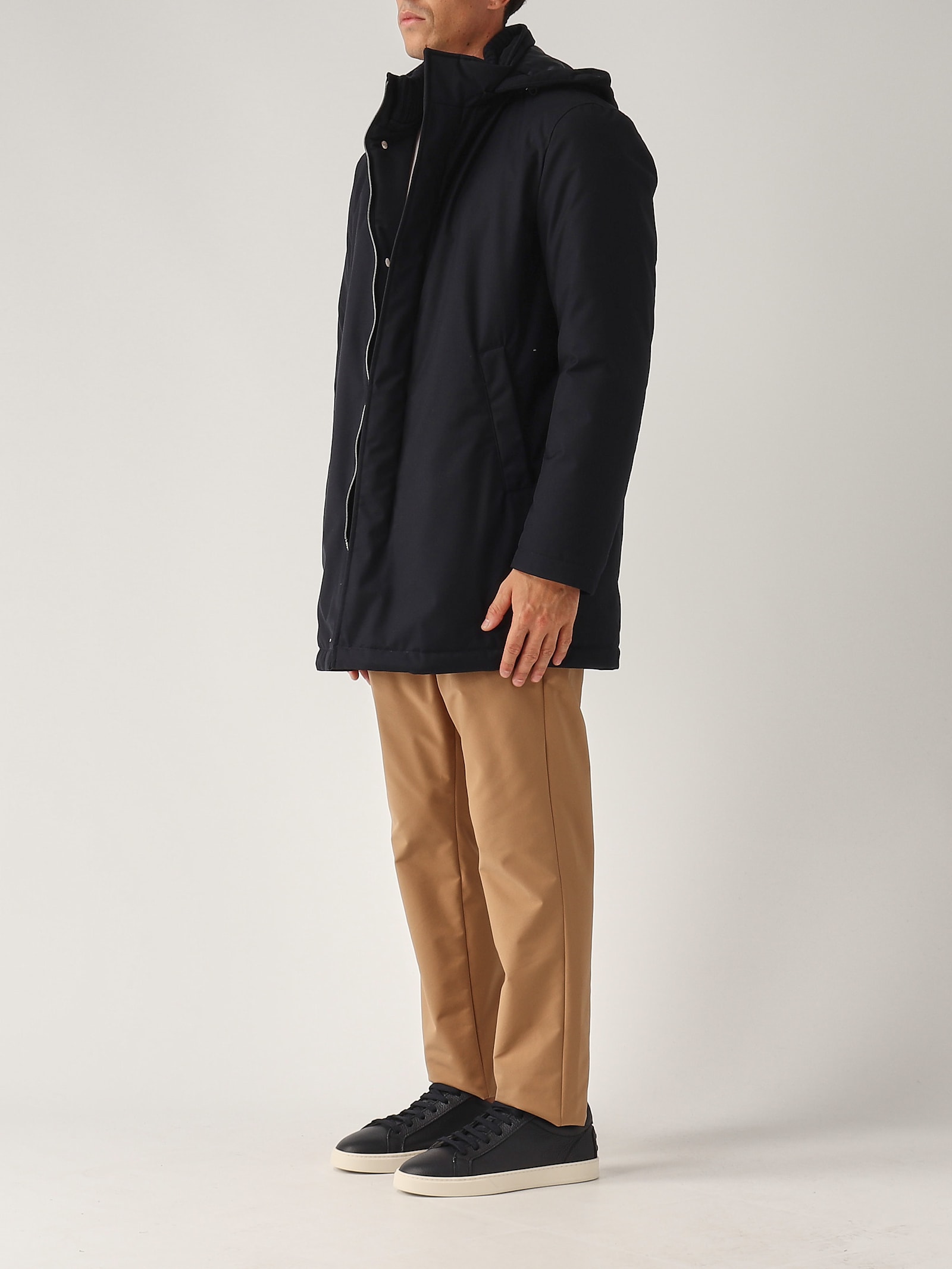 Shop Herno Piumino Uomo Jacket In Navy