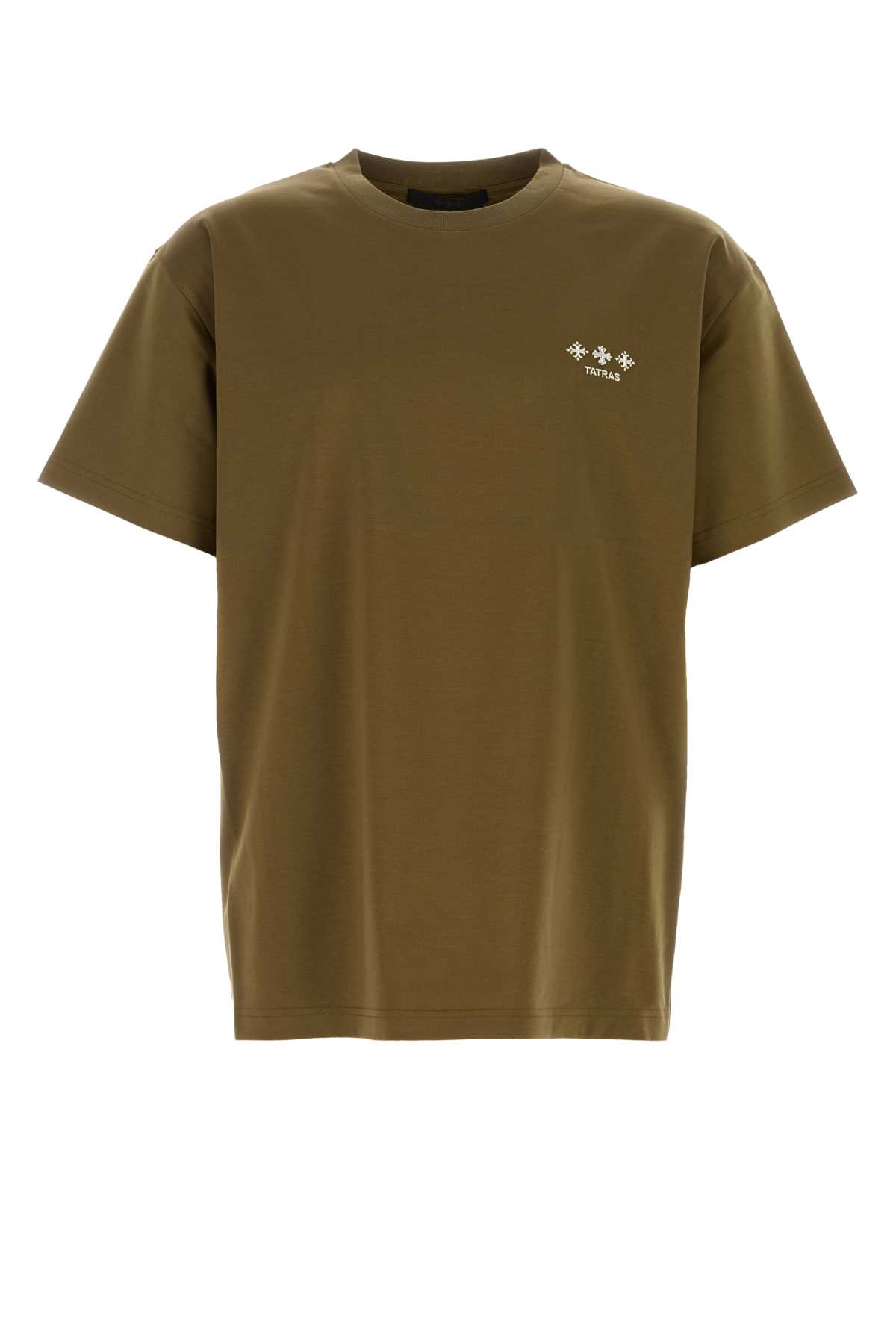 Army Green Cotton T-shirt