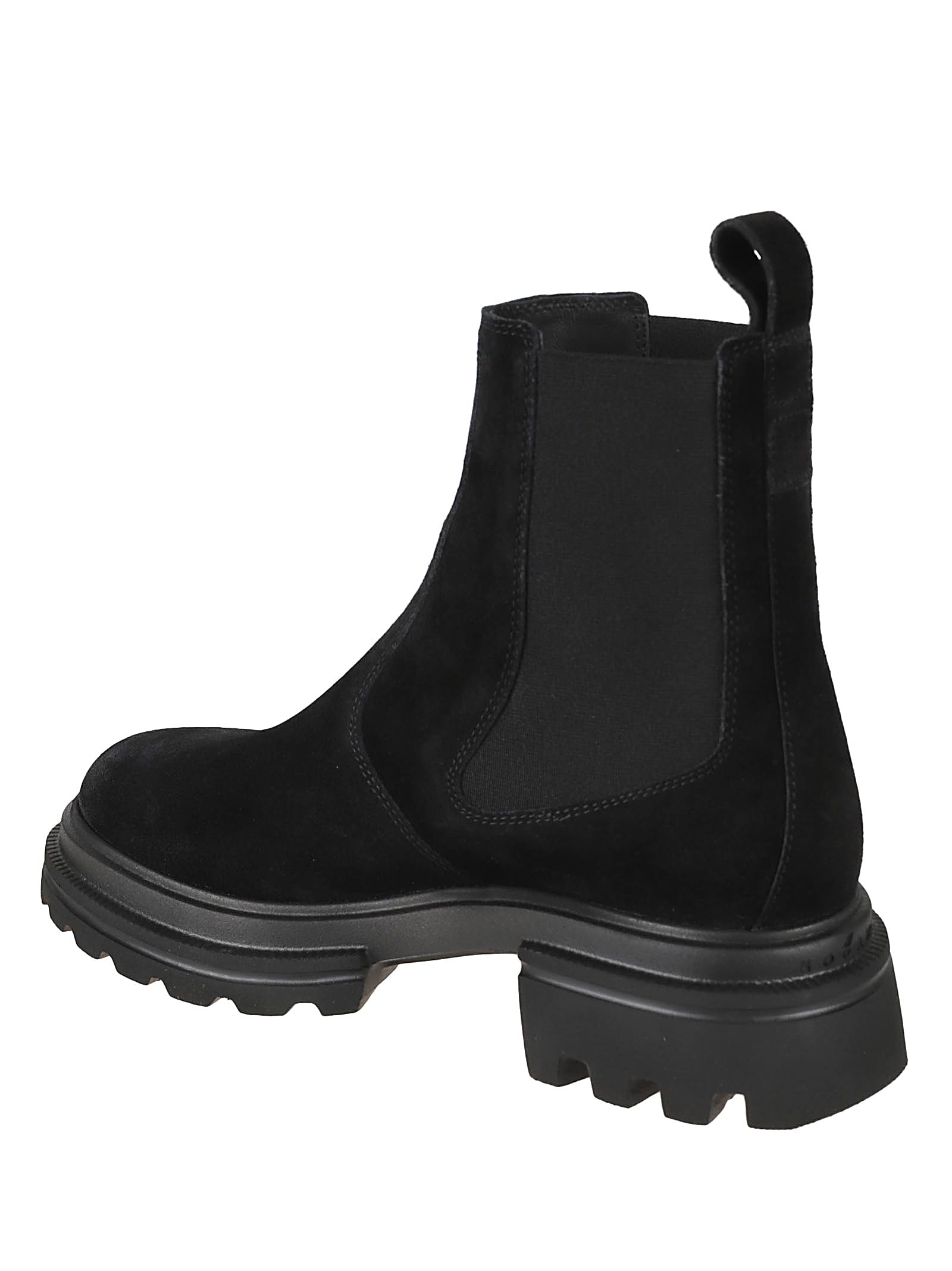 Shop Hogan H674 Chelsea Boots In Black