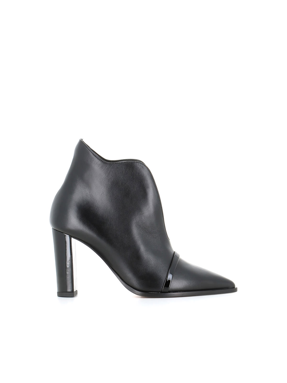 Malone Souliers Clara Heeled Leather Boots In Black