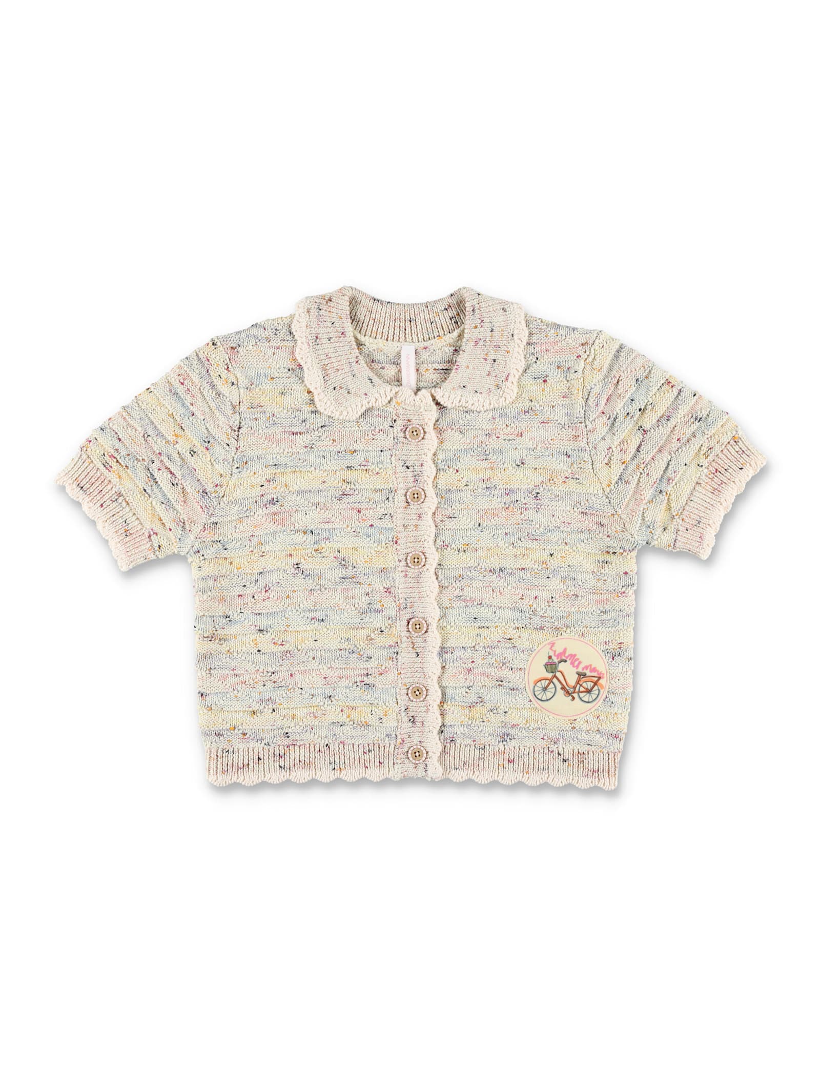 Zimmermann Kid - Rhiannon Knit Shirt In White