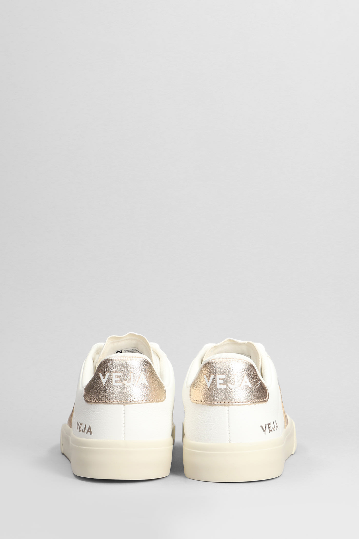 Shop Veja Campo Sneakers In White Leather