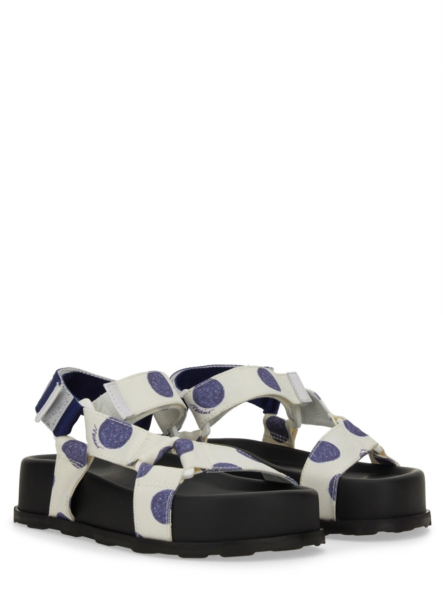 Shop Moschino Sandal With Logo
