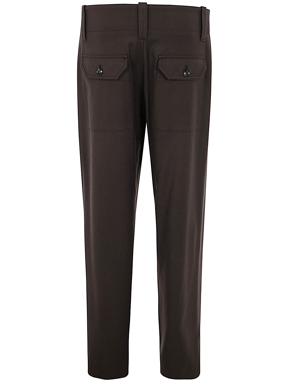 Shop Giorgio Armani Regular Pants In Chocolate