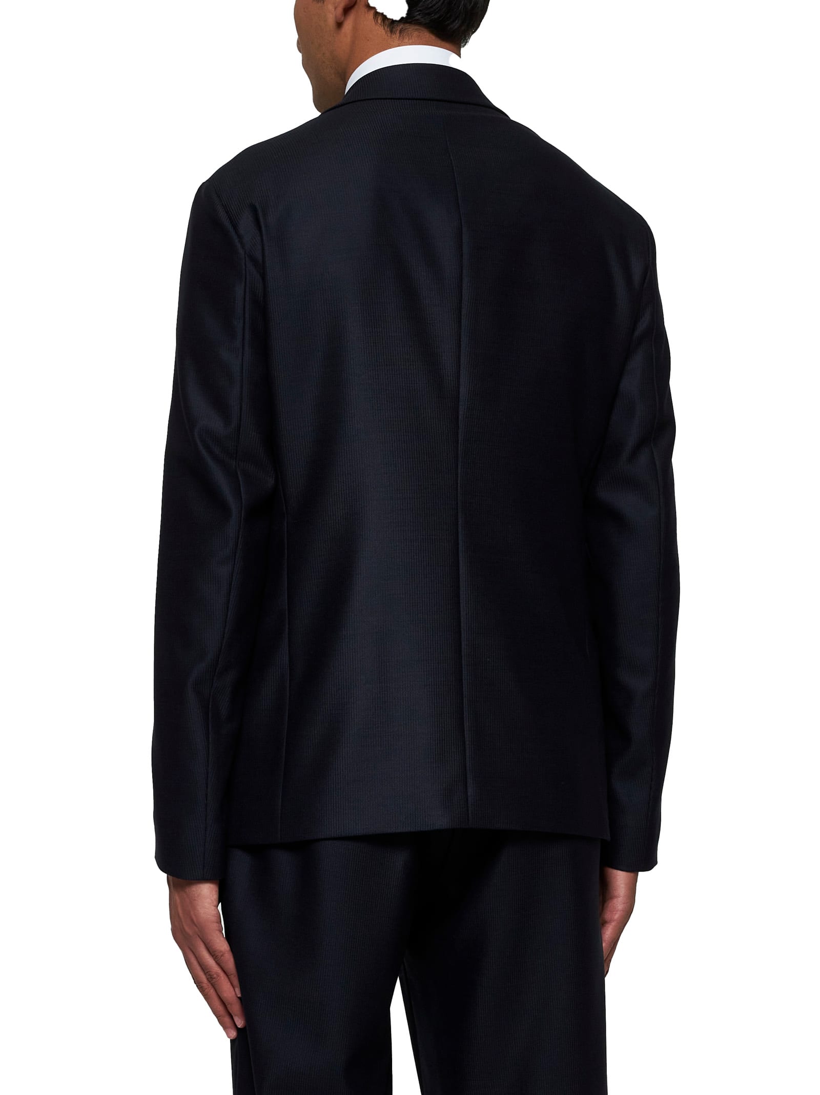 Shop Giorgio Armani Blazer In Ultramarine B