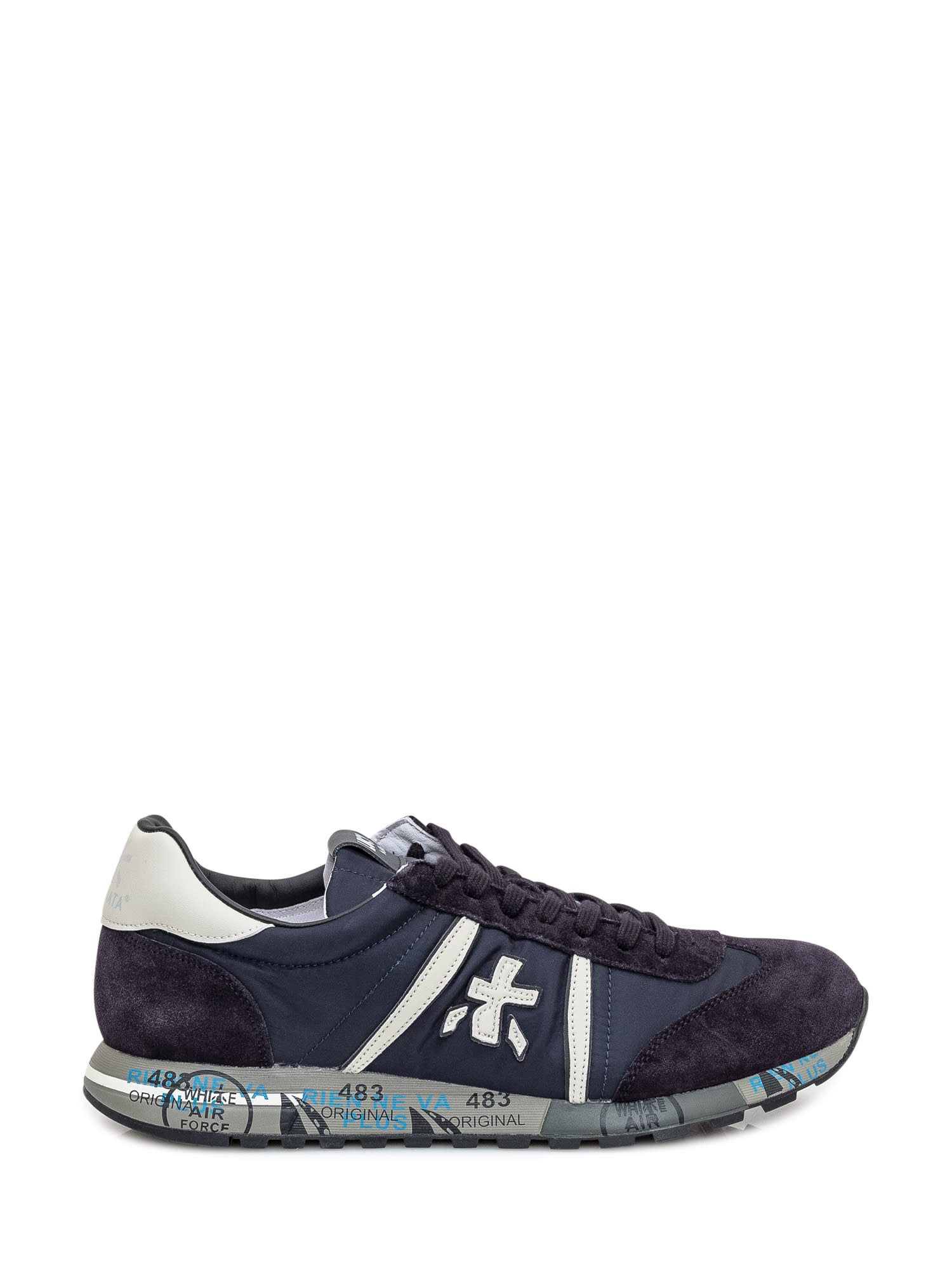 Shop Premiata Sneaker With Logo In Blu