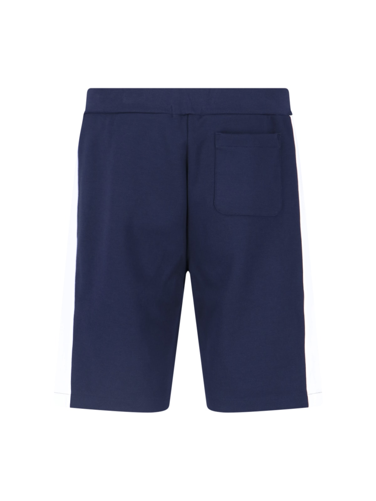 Shop Polo Ralph Lauren Logo Sporty Shorts In Blue