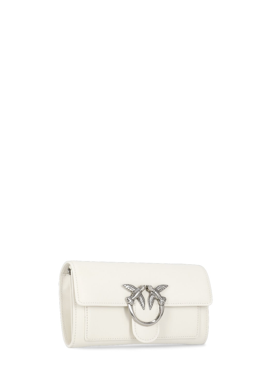 Shop Pinko Love One Simply Wallet In Ivory