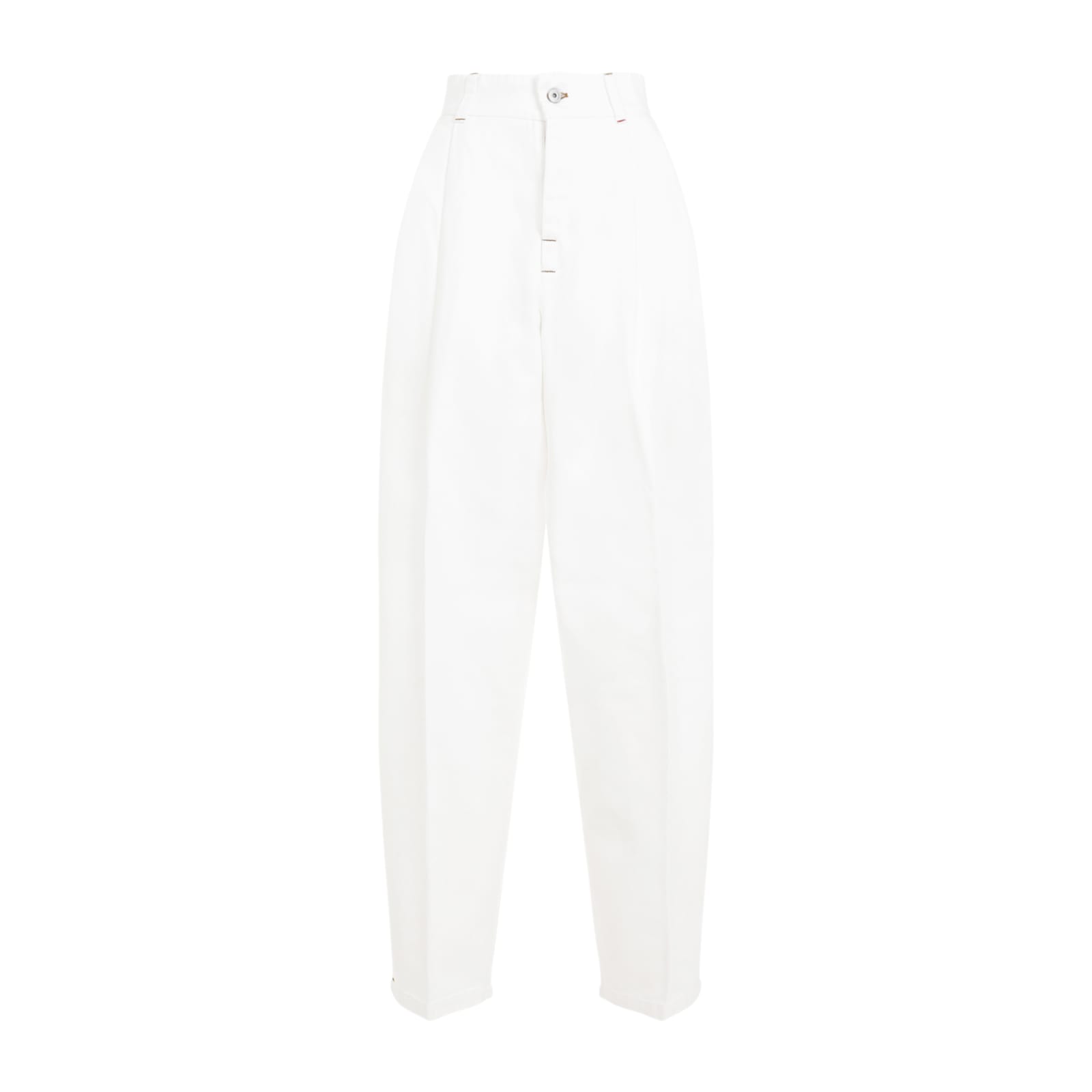 Jacquemus Women Le De-nimes Curzi Jeans In White