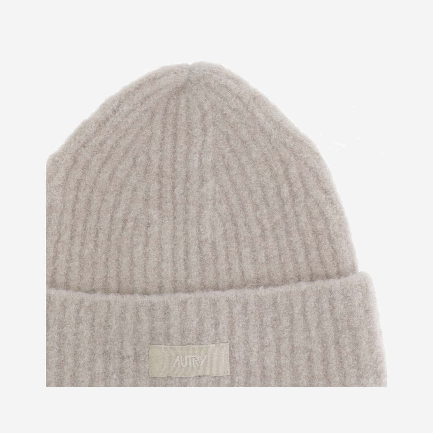 Autry Beanie With Logo In Wht Vtg