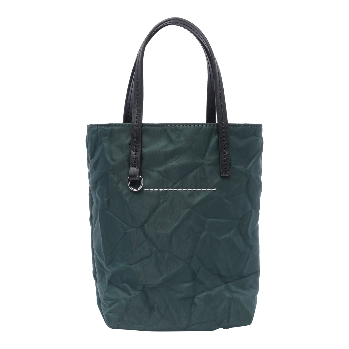 Mm6 Maison Margiela Numeric Mini Shopping Bag In Greengables
