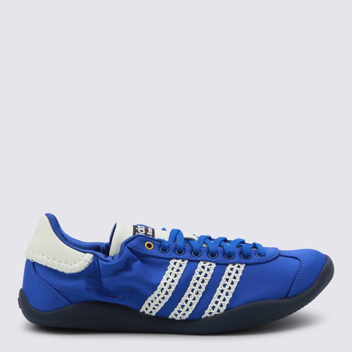 Adidas Originals By Wales Bonner Blue Wb Karintha Lo Satin Sneakers In Blue