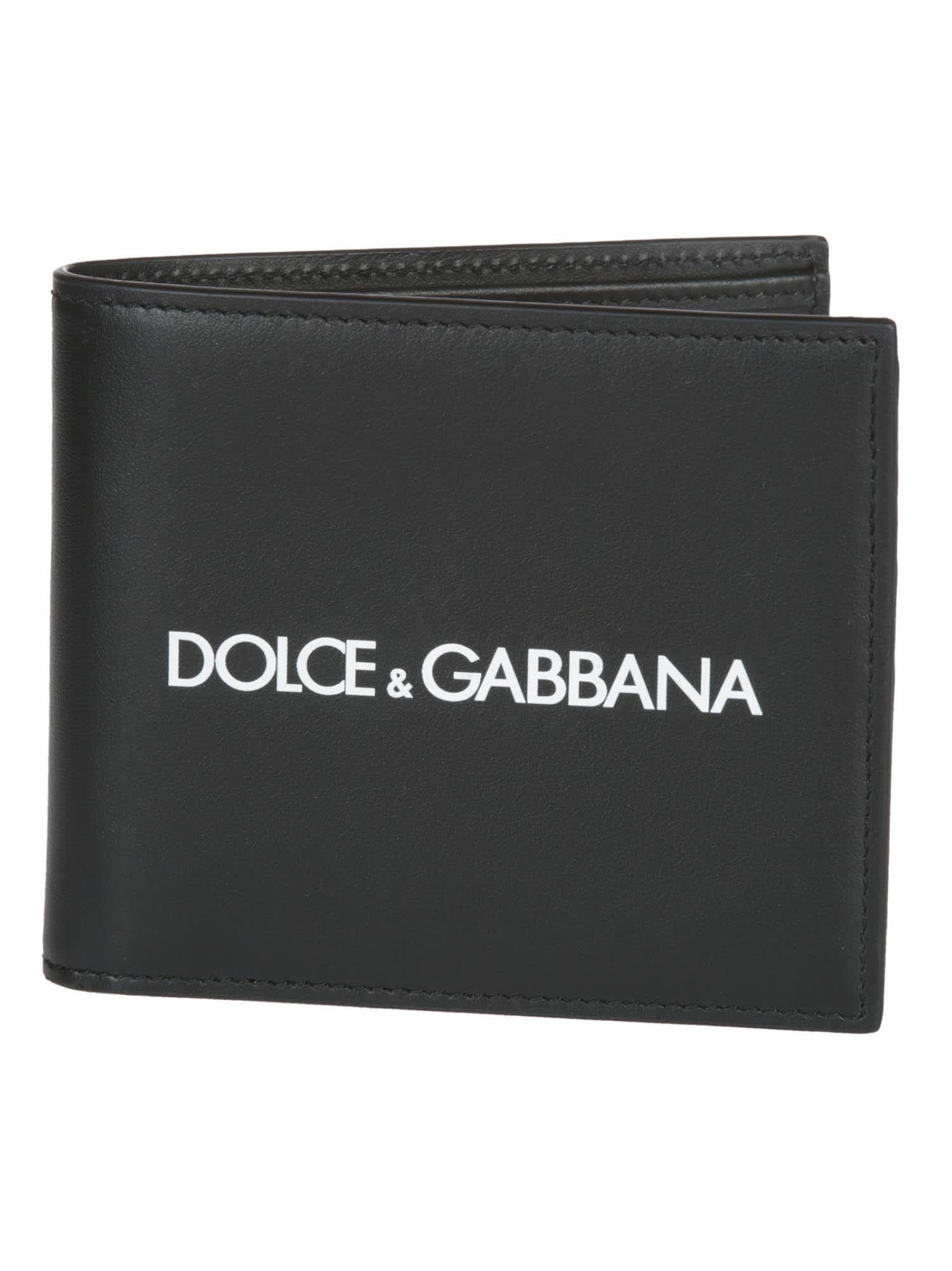 Click to view more detailed imagery on our partner's website Dolce & Gabbana Black Leather Wallet In Nero
