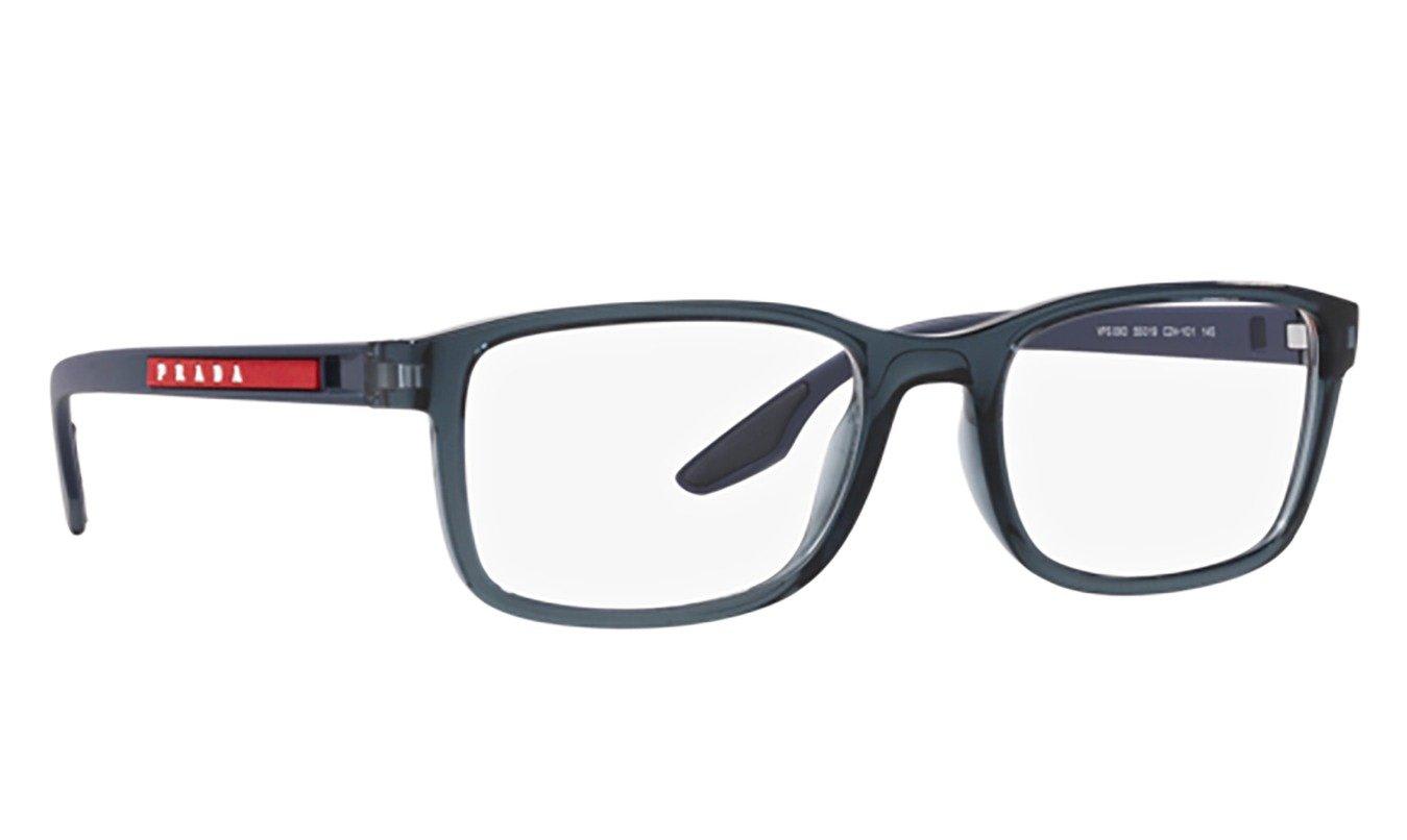 Shop Prada Rectangular Frame Glasses In Czh1o1