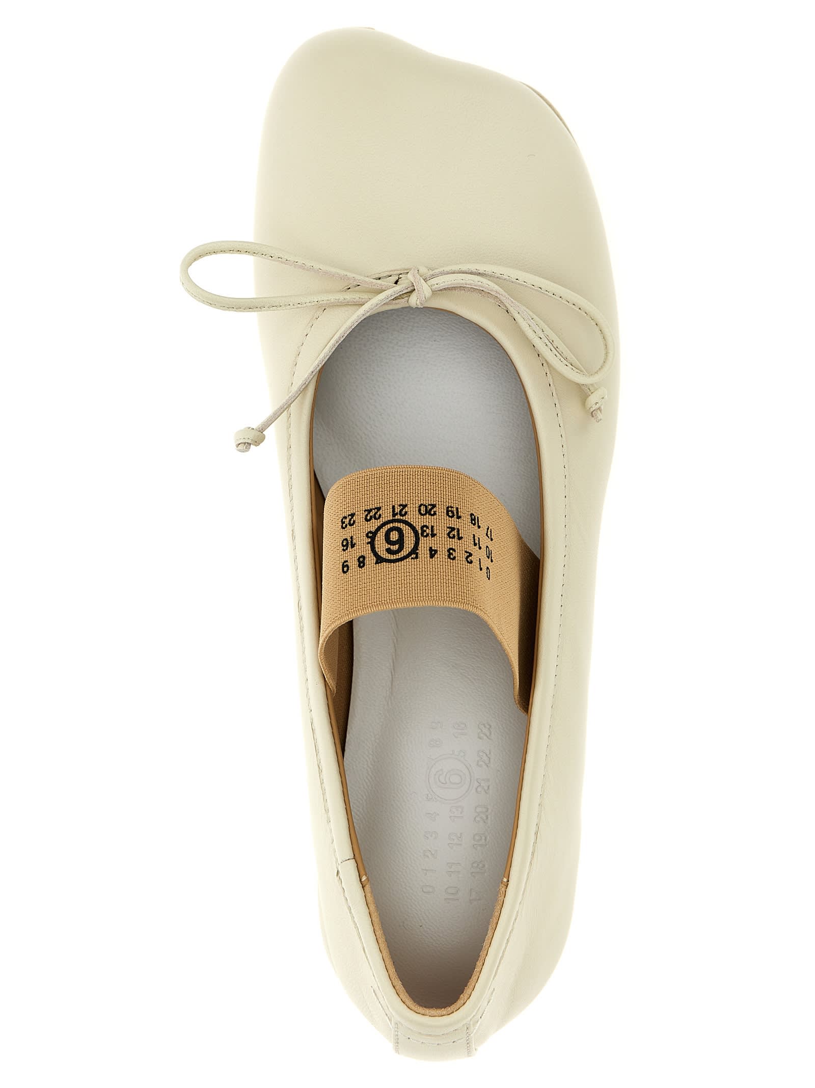 MM6 MAISON MARGIELA ANATOMIC BALLET FLATS 