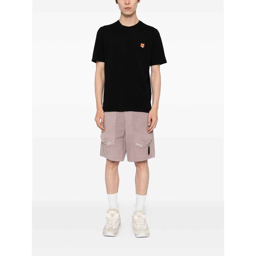 Maison Kitsuné Maison Kitsune Fox Head T Shirt In Black