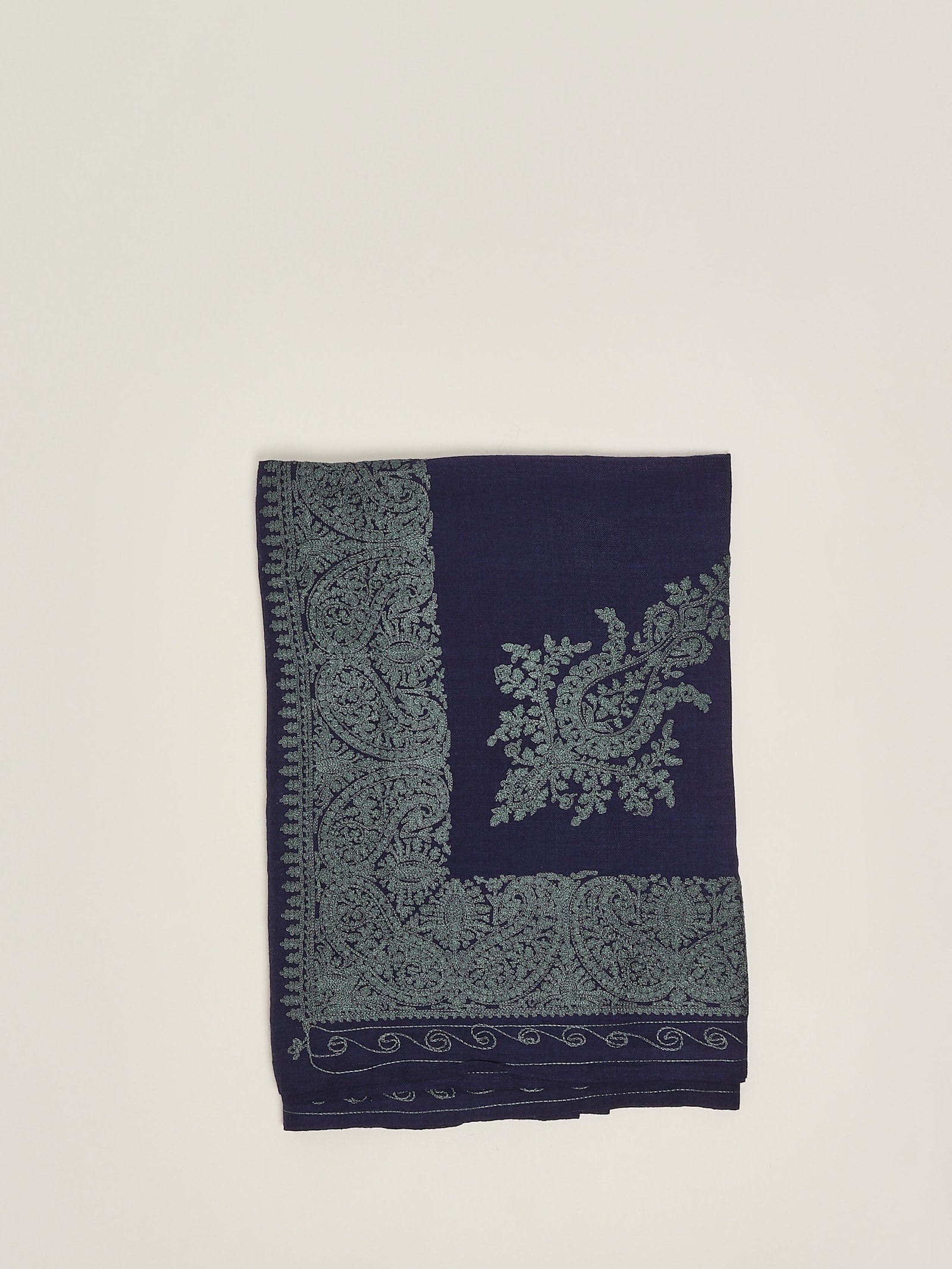 Maliparmi Wool Shawl In Blue