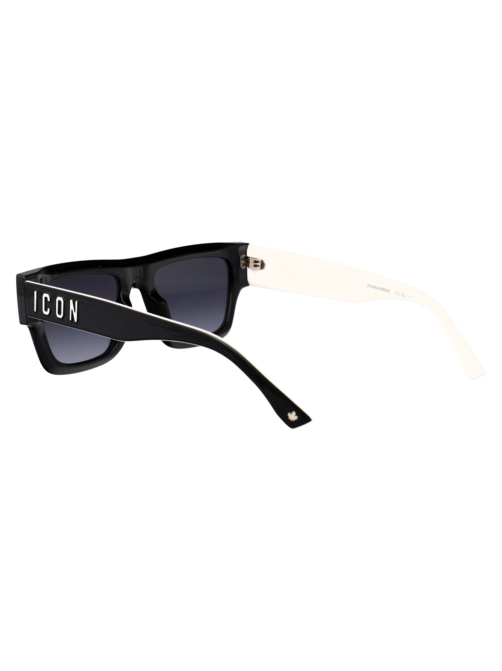Dsquared2 Black Injectate Sunglasses In Black
