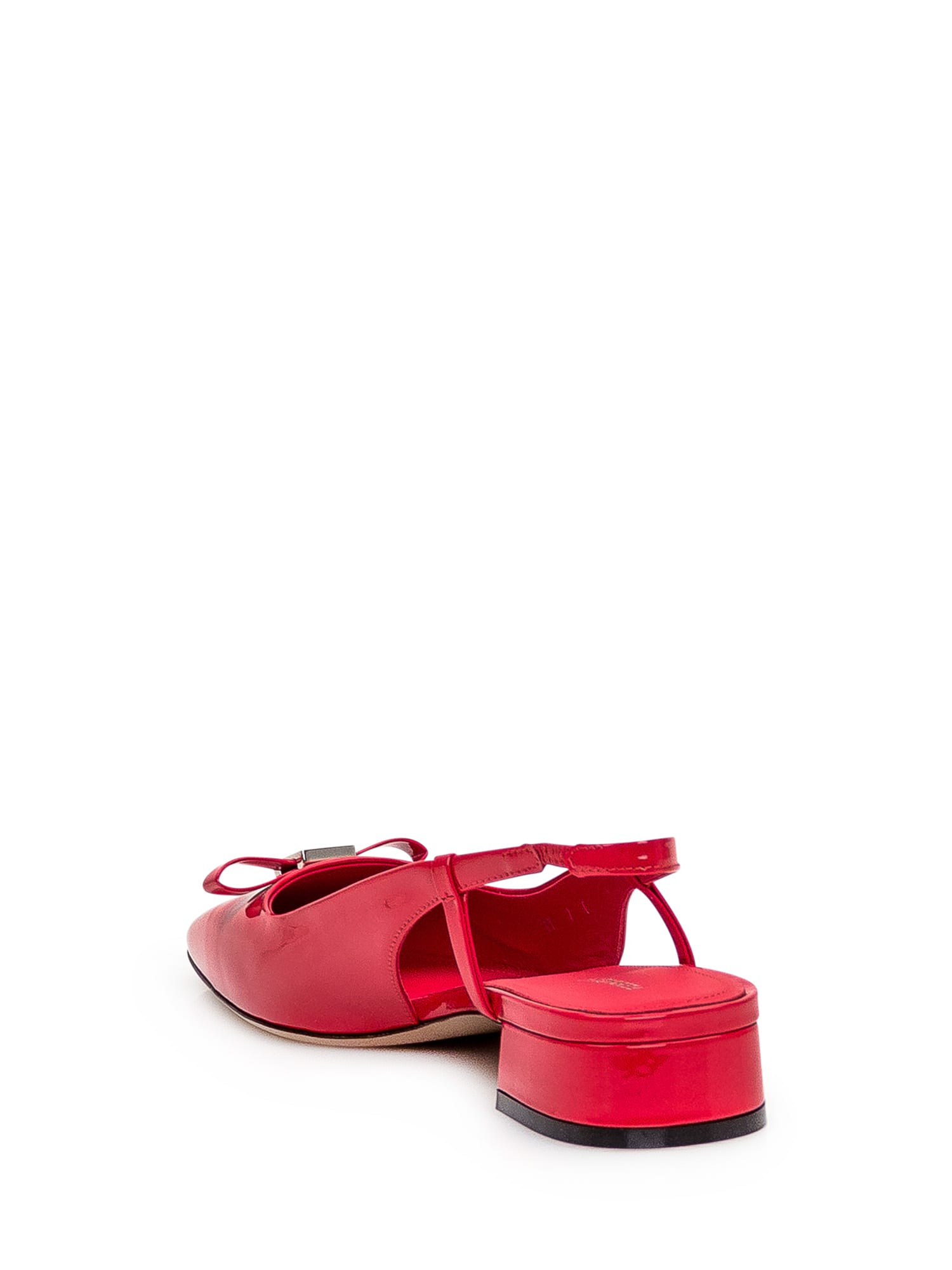 Shop Ferragamo Décolleté Marlina In Rosso