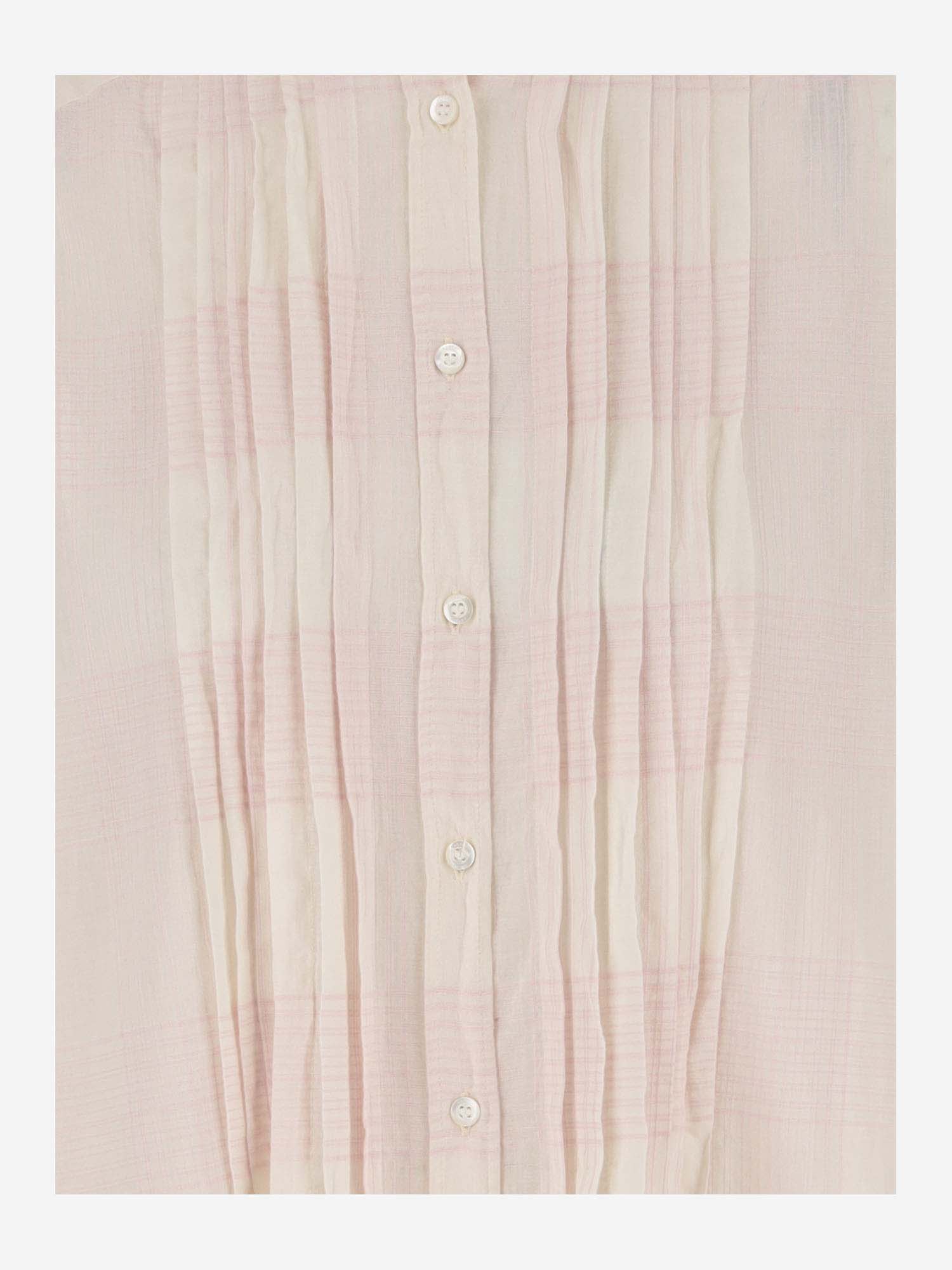 Shop Aspesi Long Cotton Shirt In Pink