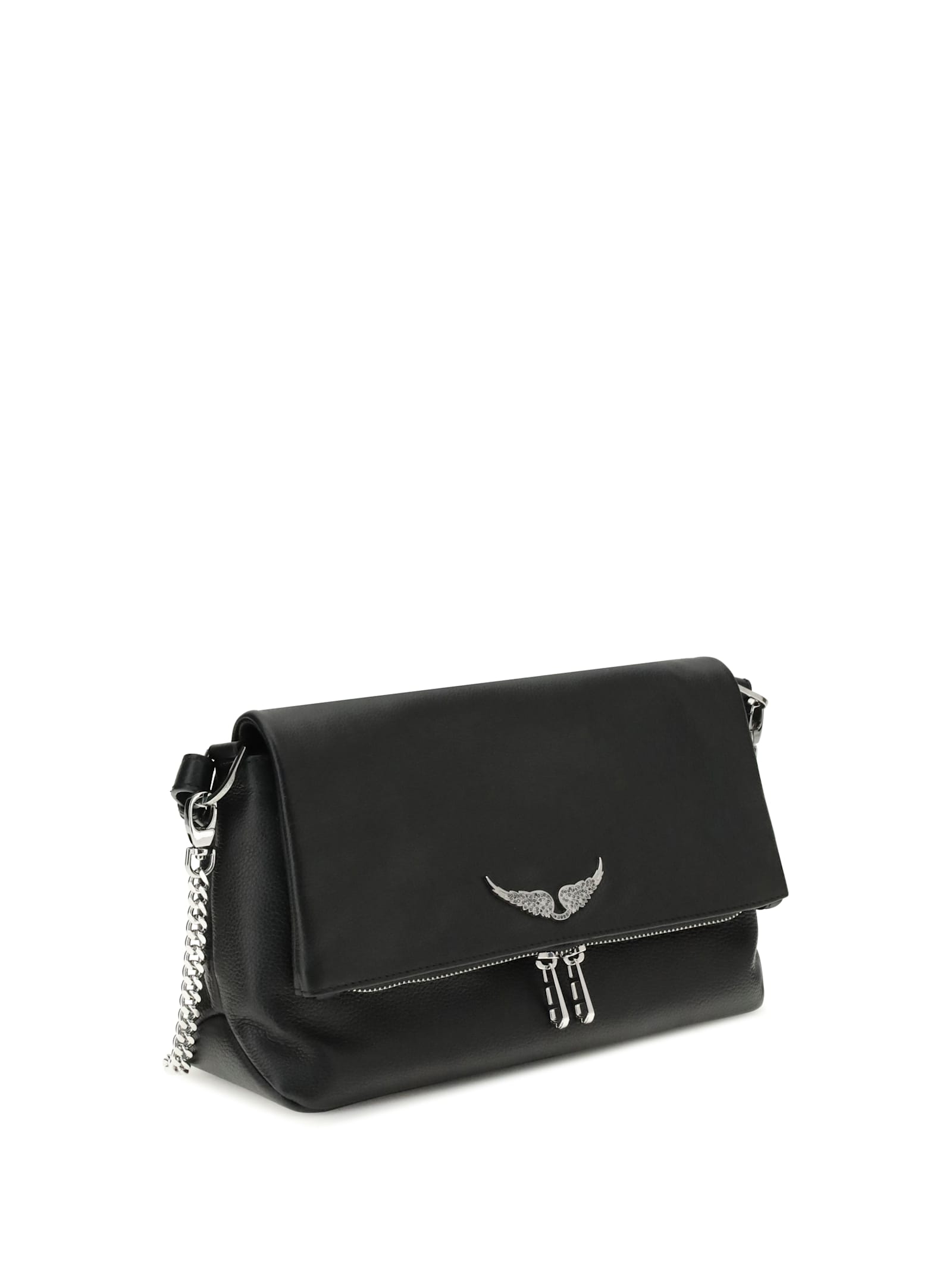 Zadig & Voltaire Rocky Ii Shoulder Bag In Black