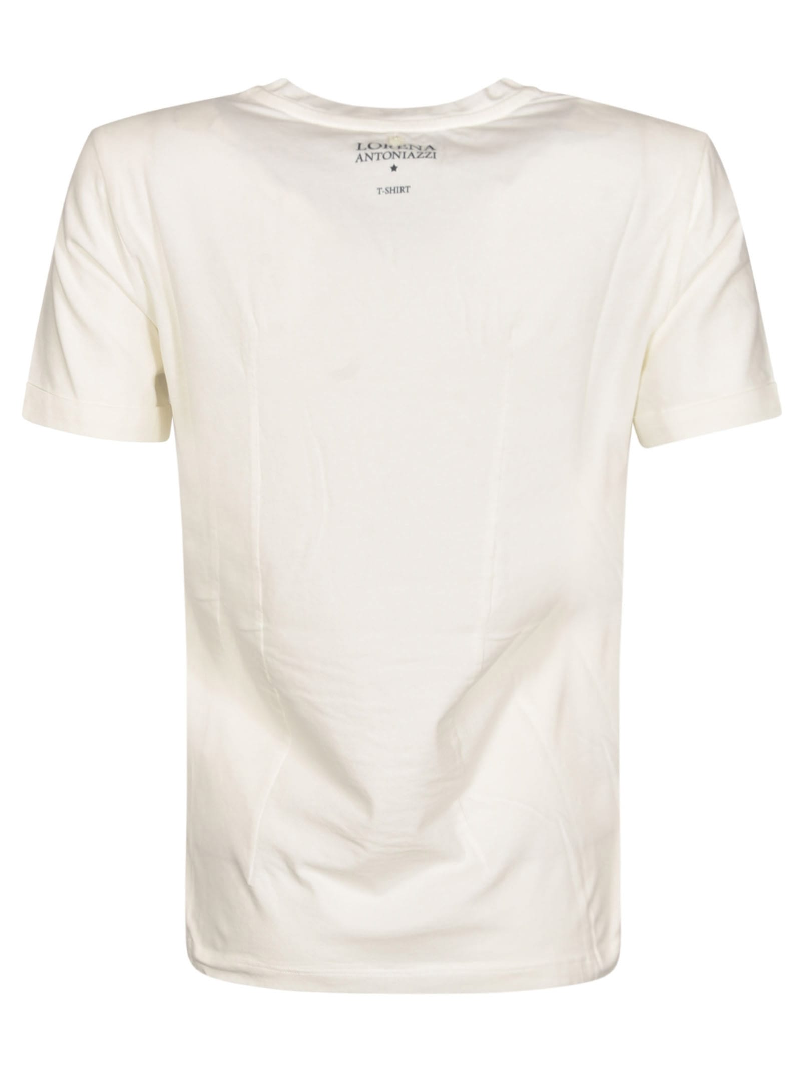 Shop Lorena Antoniazzi Pocket T-shirt In White