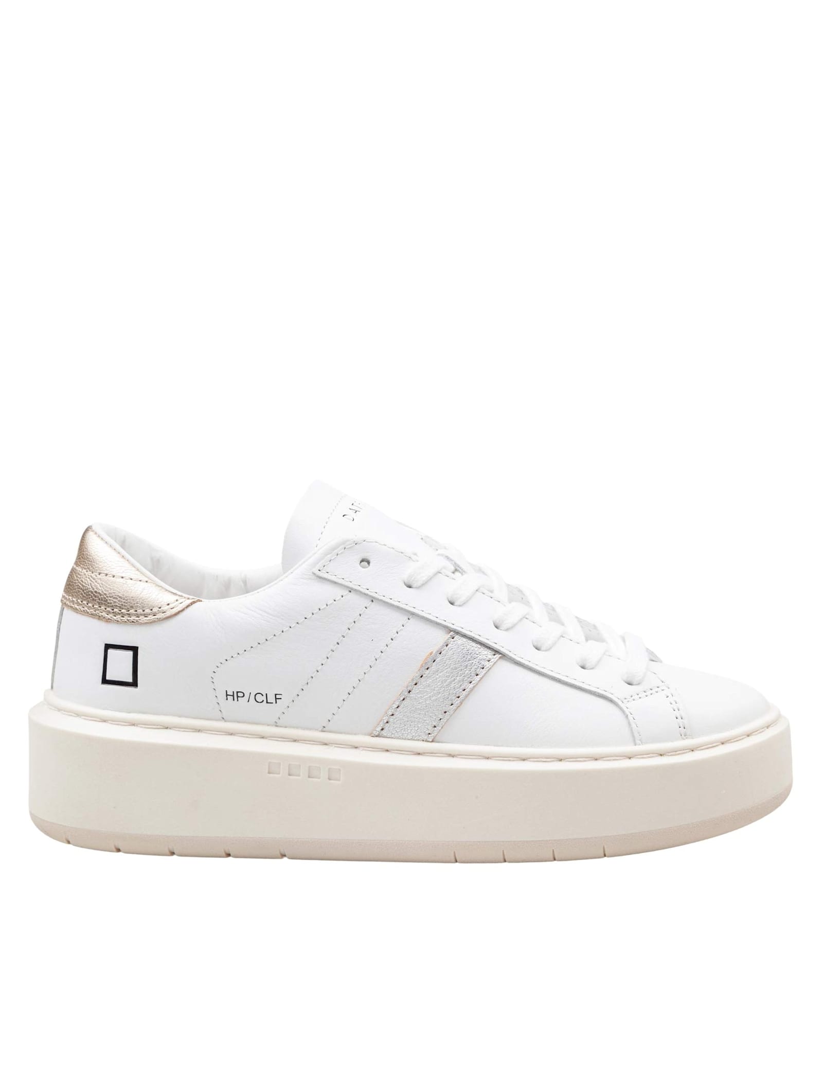 Date Hill Low Leather Sneakers, White