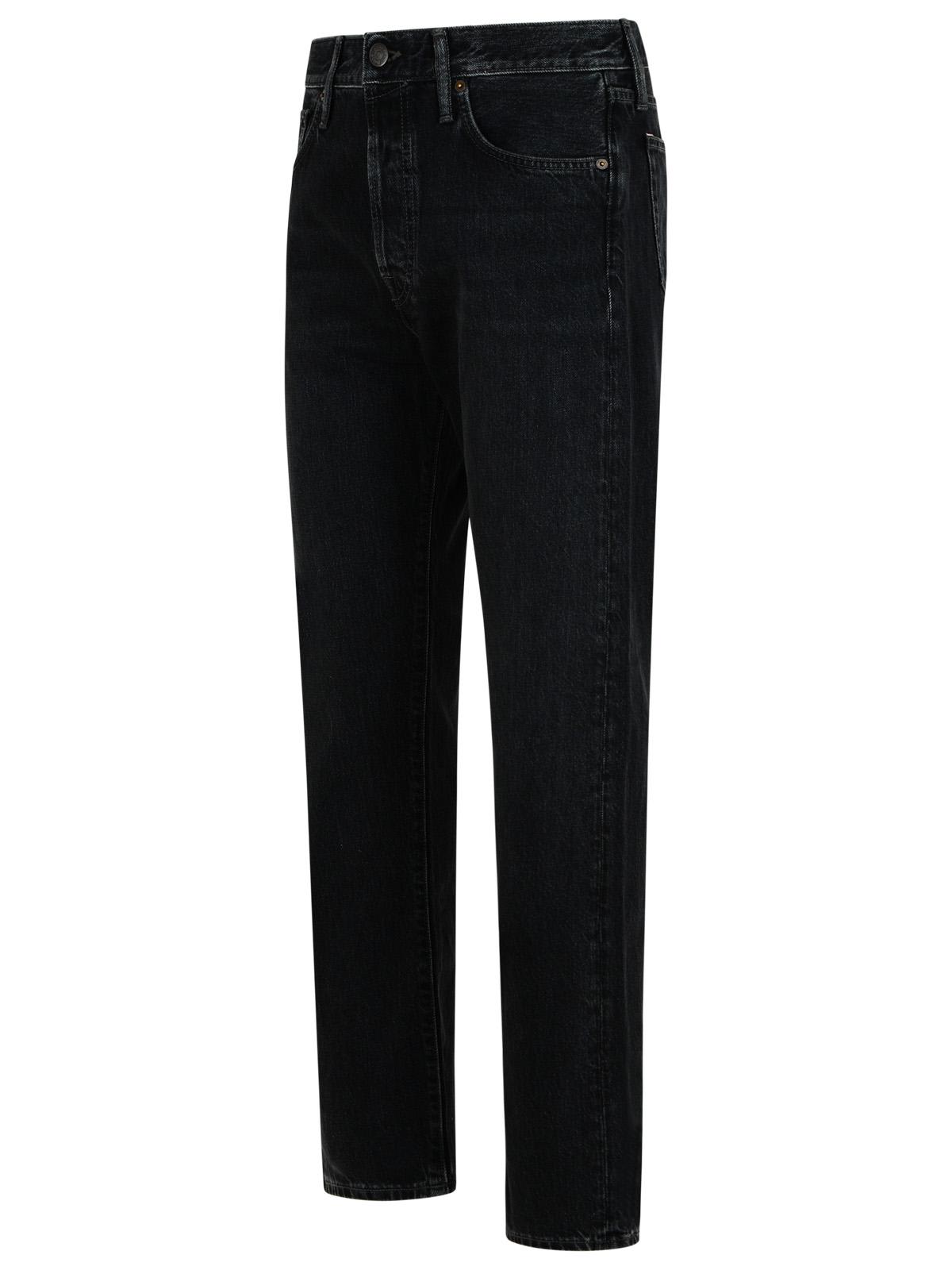 Shop Acne Studios 1996 Black Cotton Jeans