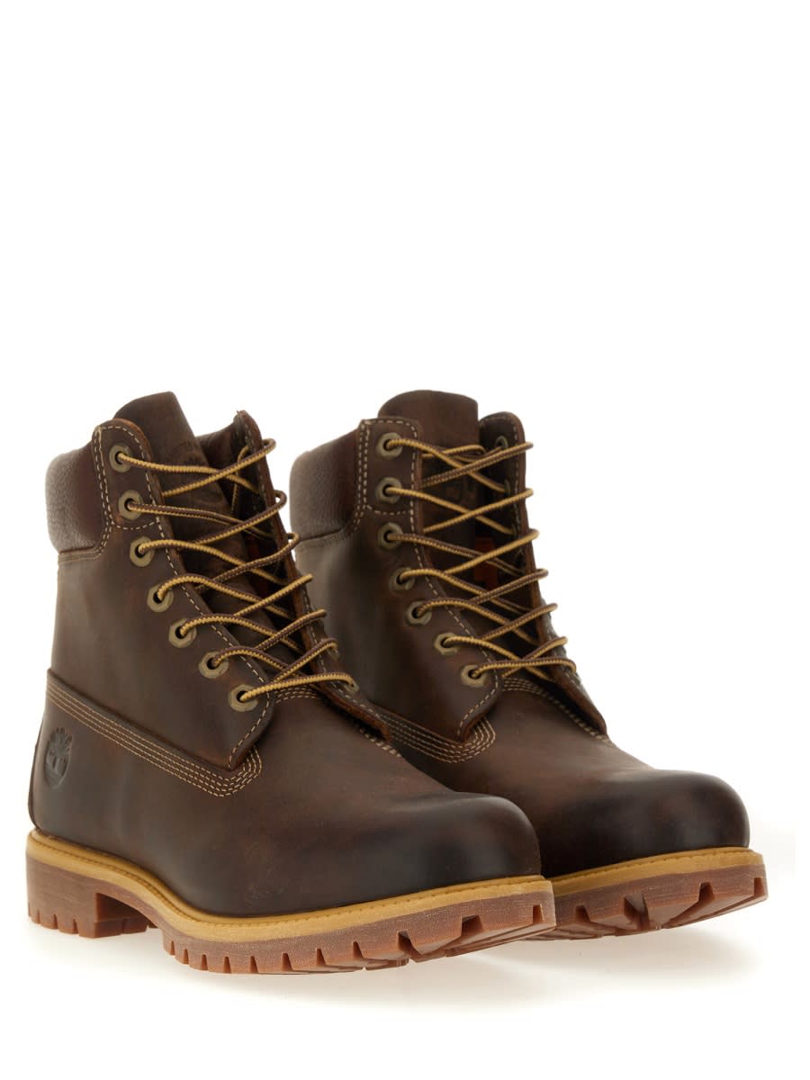 Shop Timberland ® Waterproof Lace-up Boot In Brown