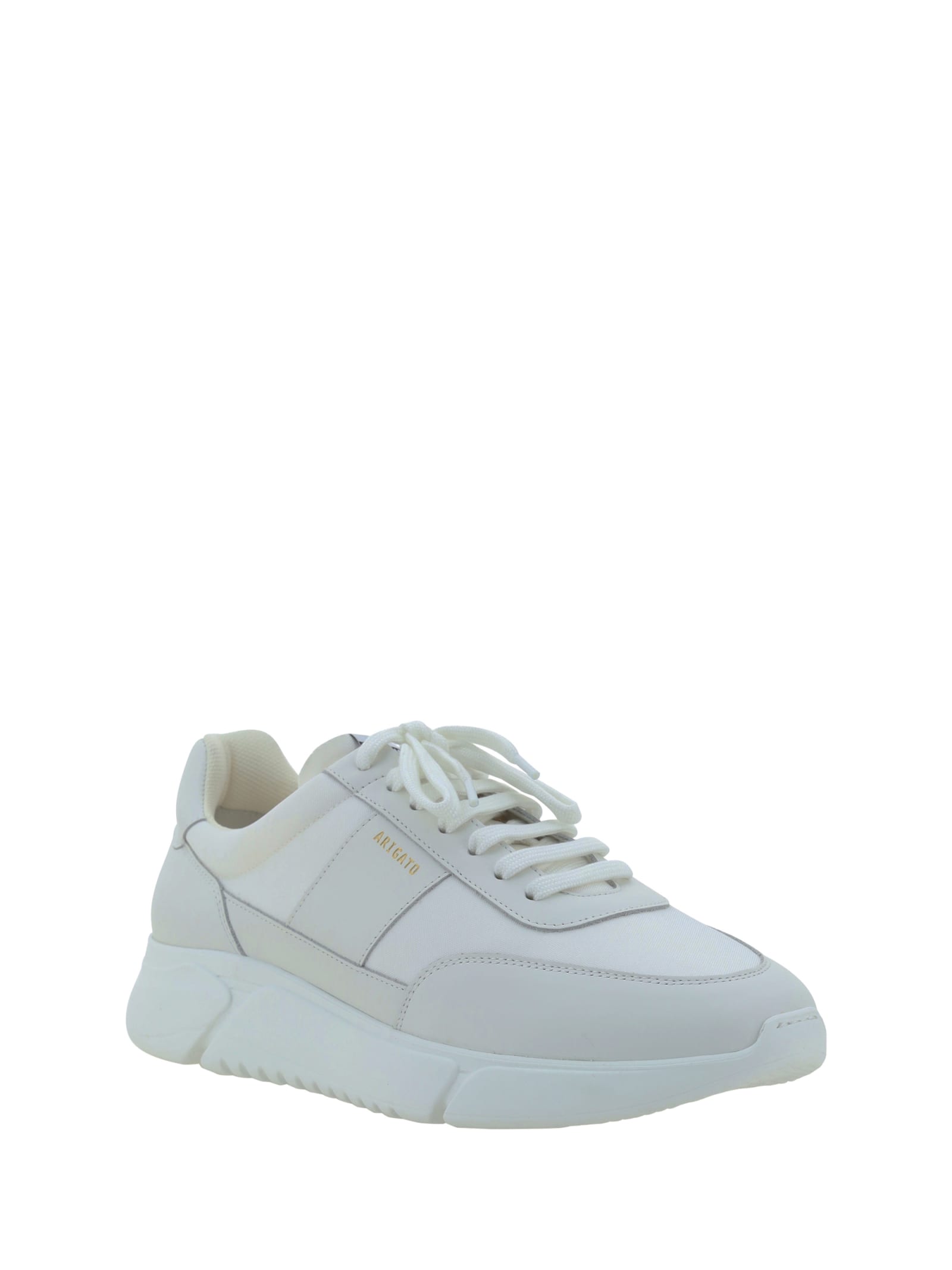 Shop Axel Arigato Genesis Vintage Sneakers In White/white