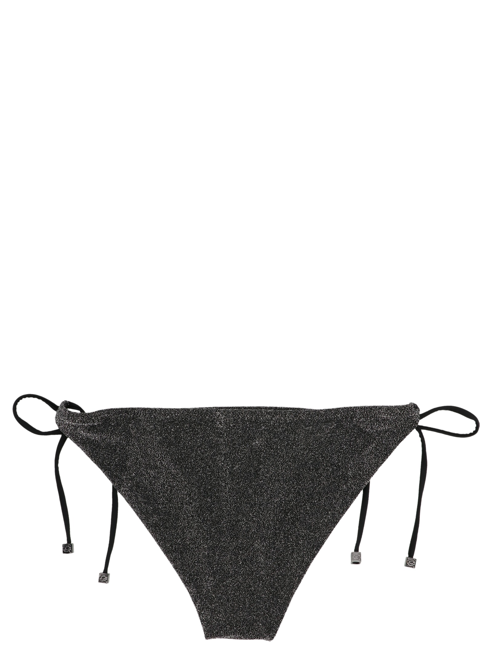 Shop Karl Lagerfeld Ikonik 2.0 Bikini Bottom In Black