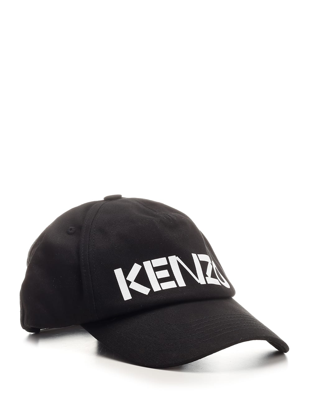 Shop Kenzo Black Cap With Logo