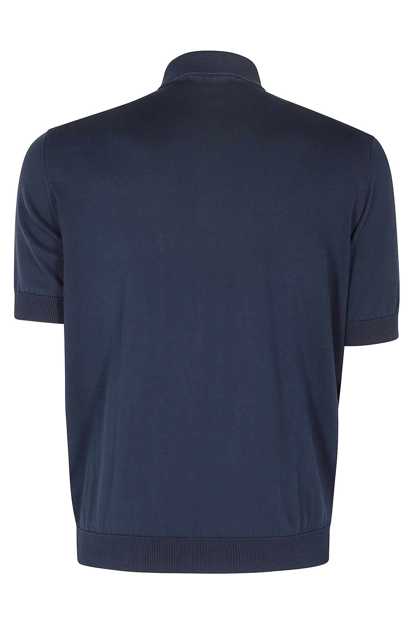 Filippo De Laurentiis Polo Mm Cotone 1filo In Blue
