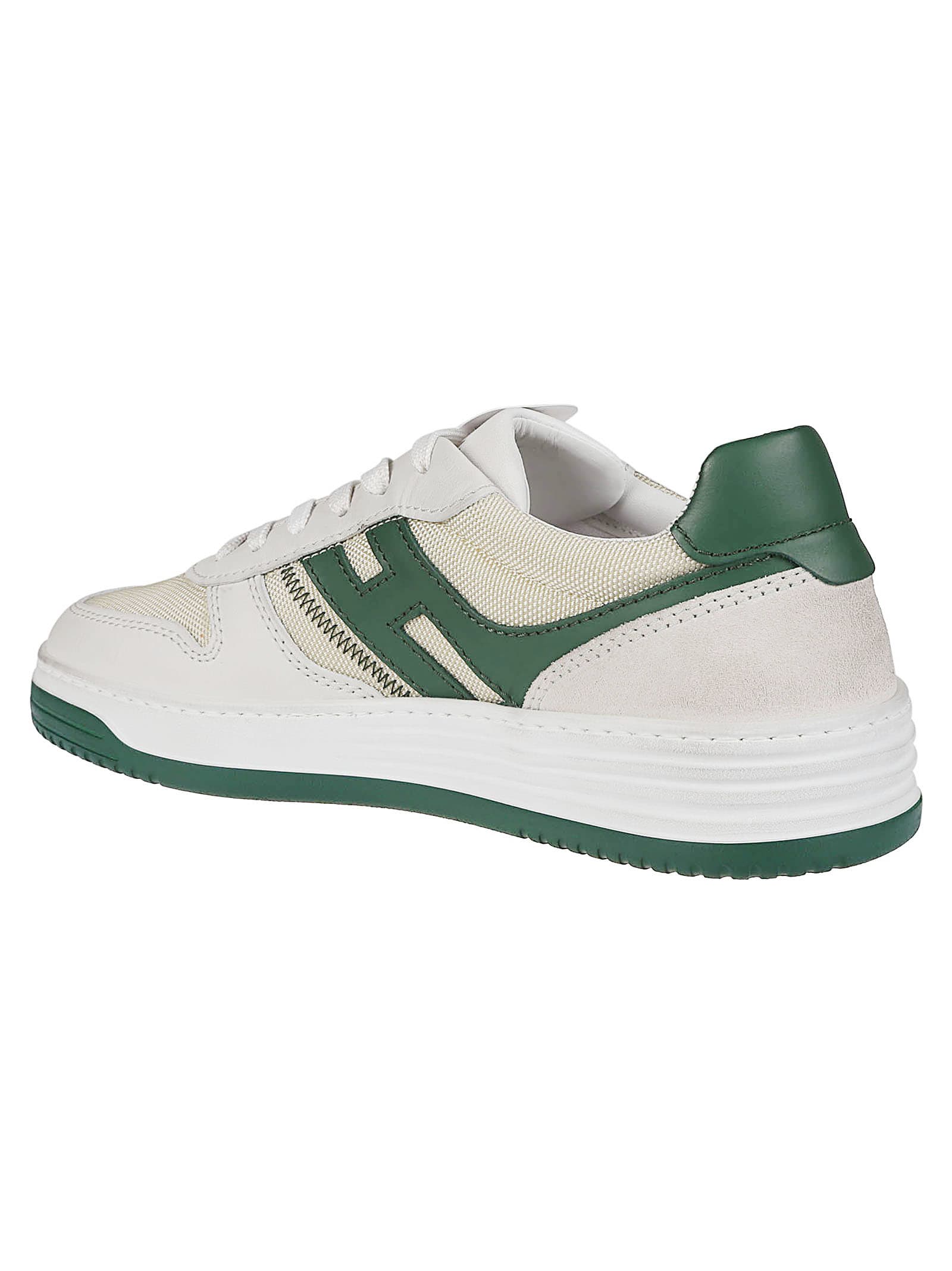 Shop Hogan H630 Sneakers In O Avorio/bianco