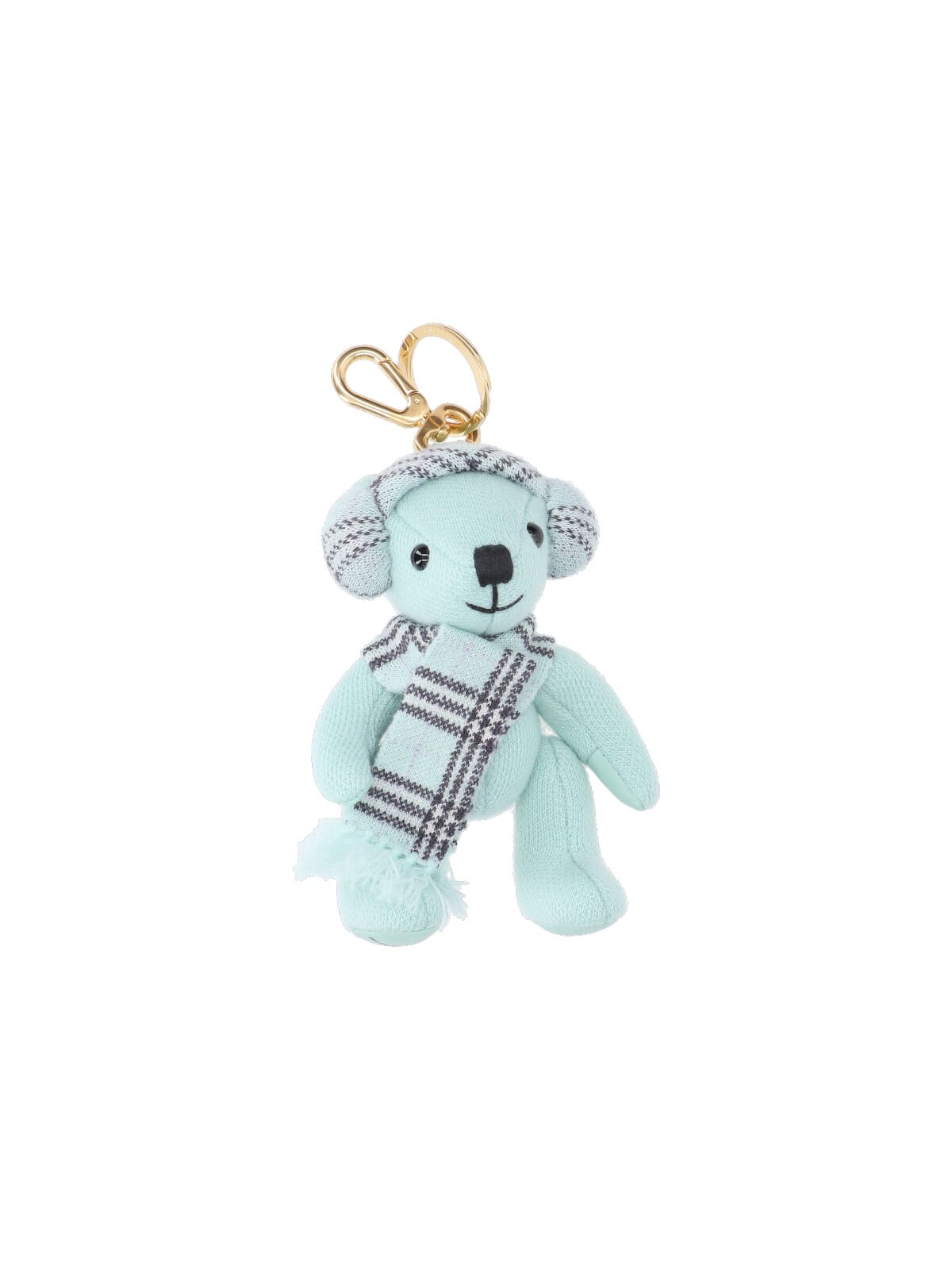 Burberry Thomas Teddy Bear Keyring Charm In Blue