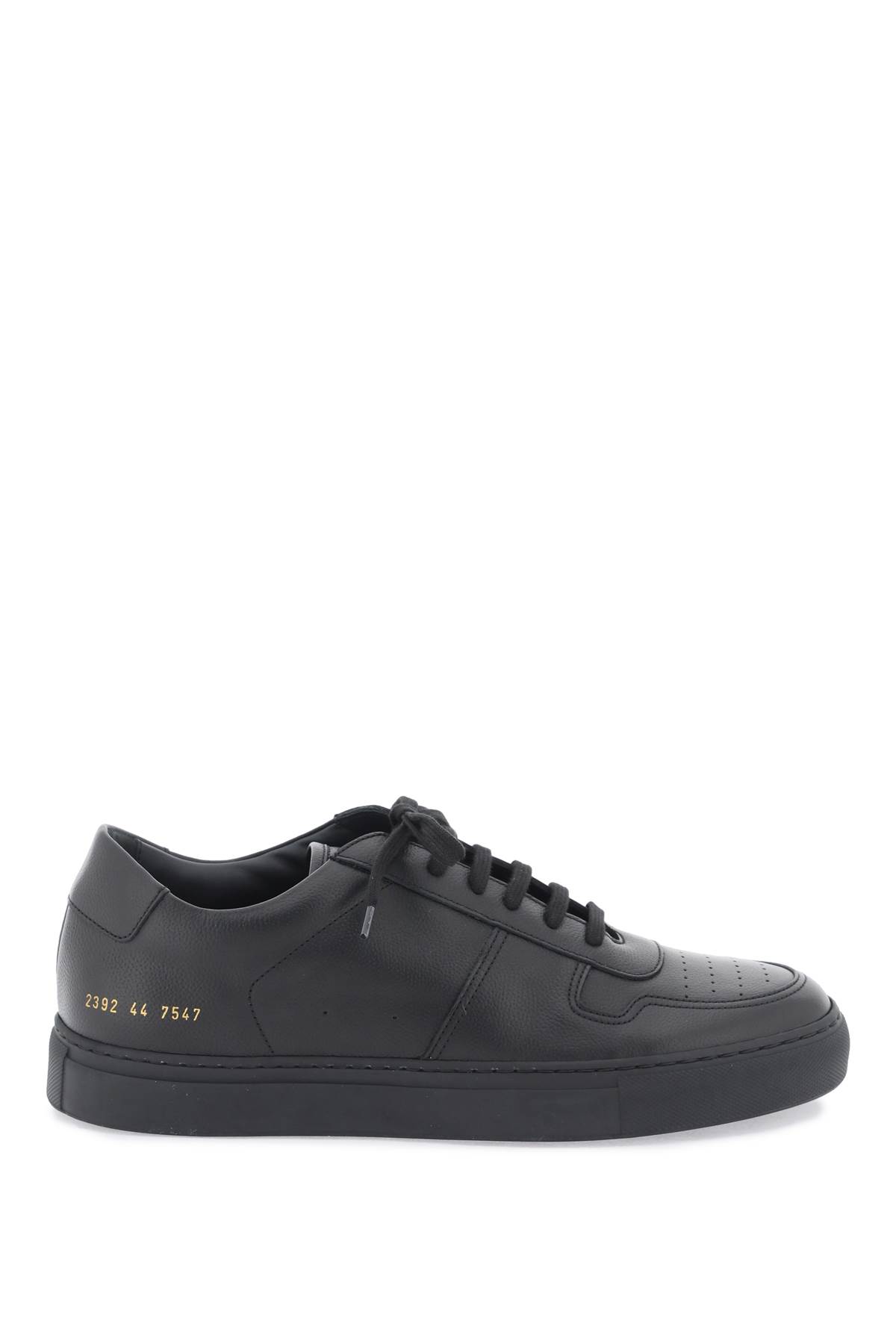 Common Projects Round Head Lacing Casual Sneakers In Black (black)