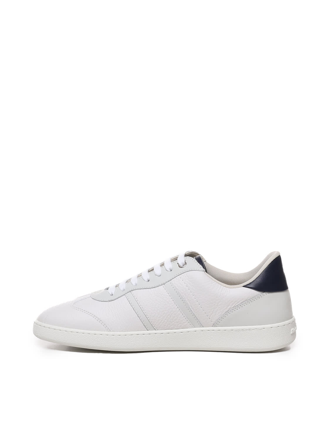 Shop Ferragamo Embossed Logo Sneakers In Blue