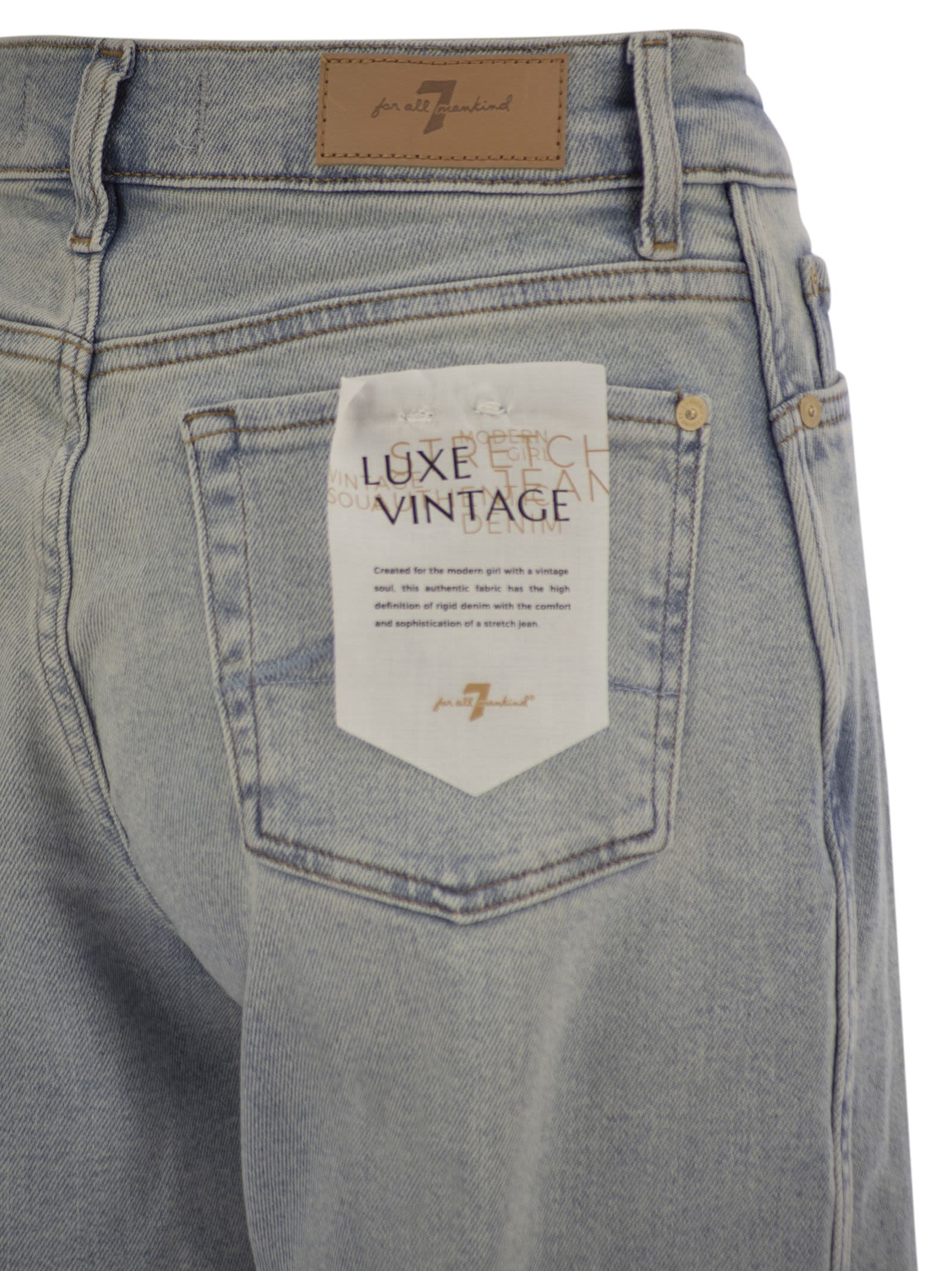 7 FOR ALL MANKIND LOTTA LUXE VINTAGE - HIGH WAISTED JEANS