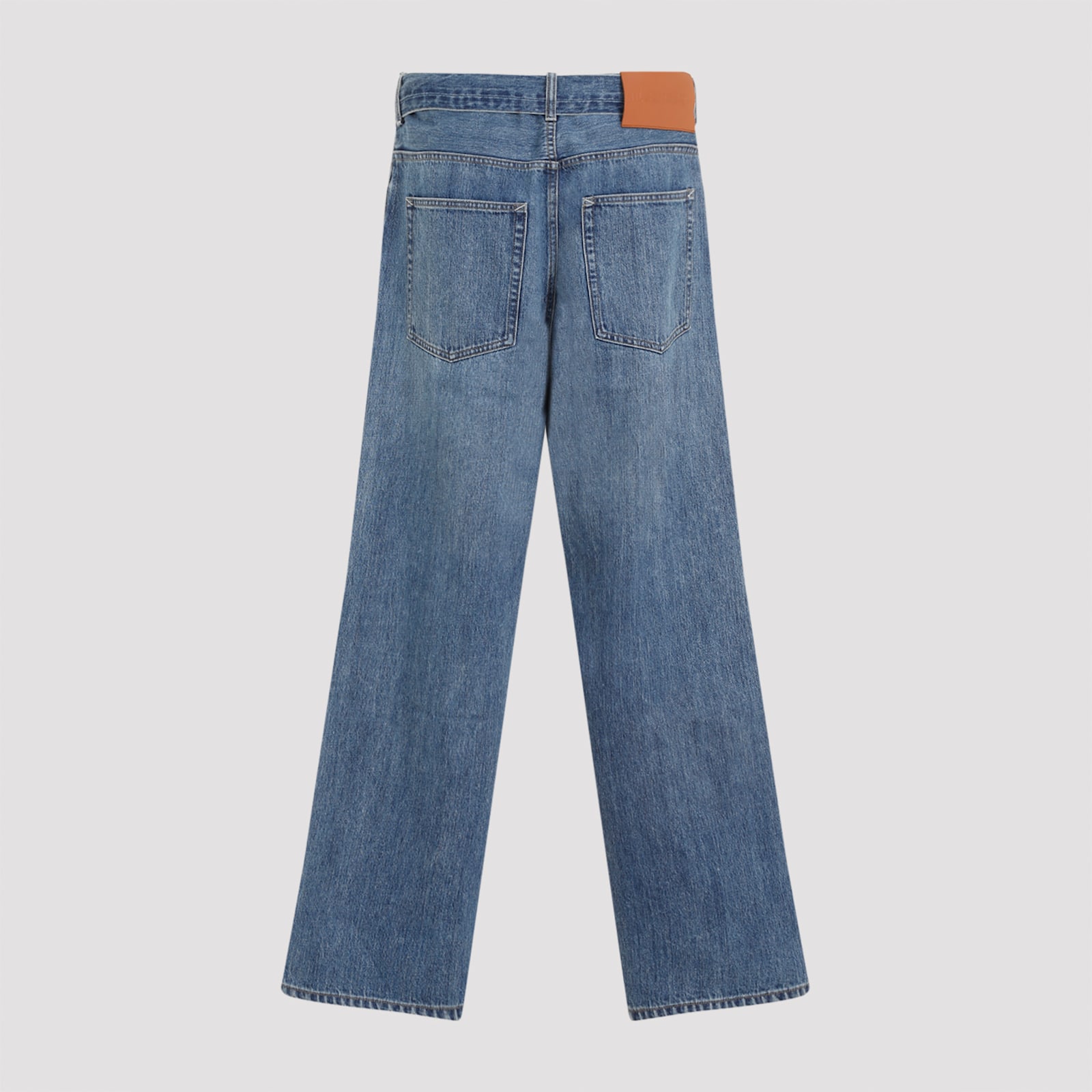 Shop Jil Sander Denim Jeans In Canard