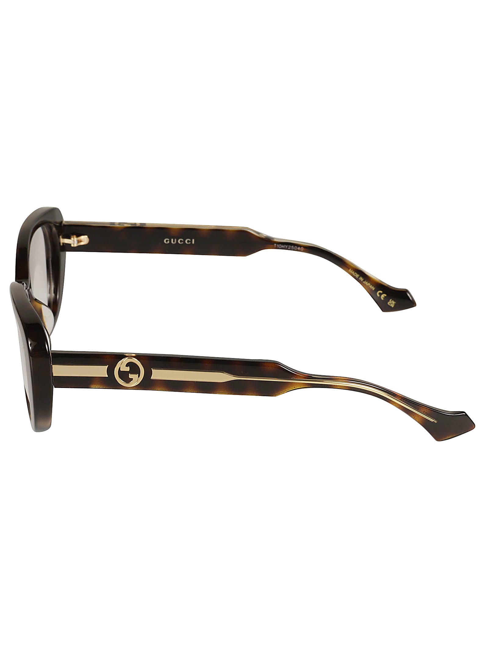 Gucci Curved Square Logo Lens Frame