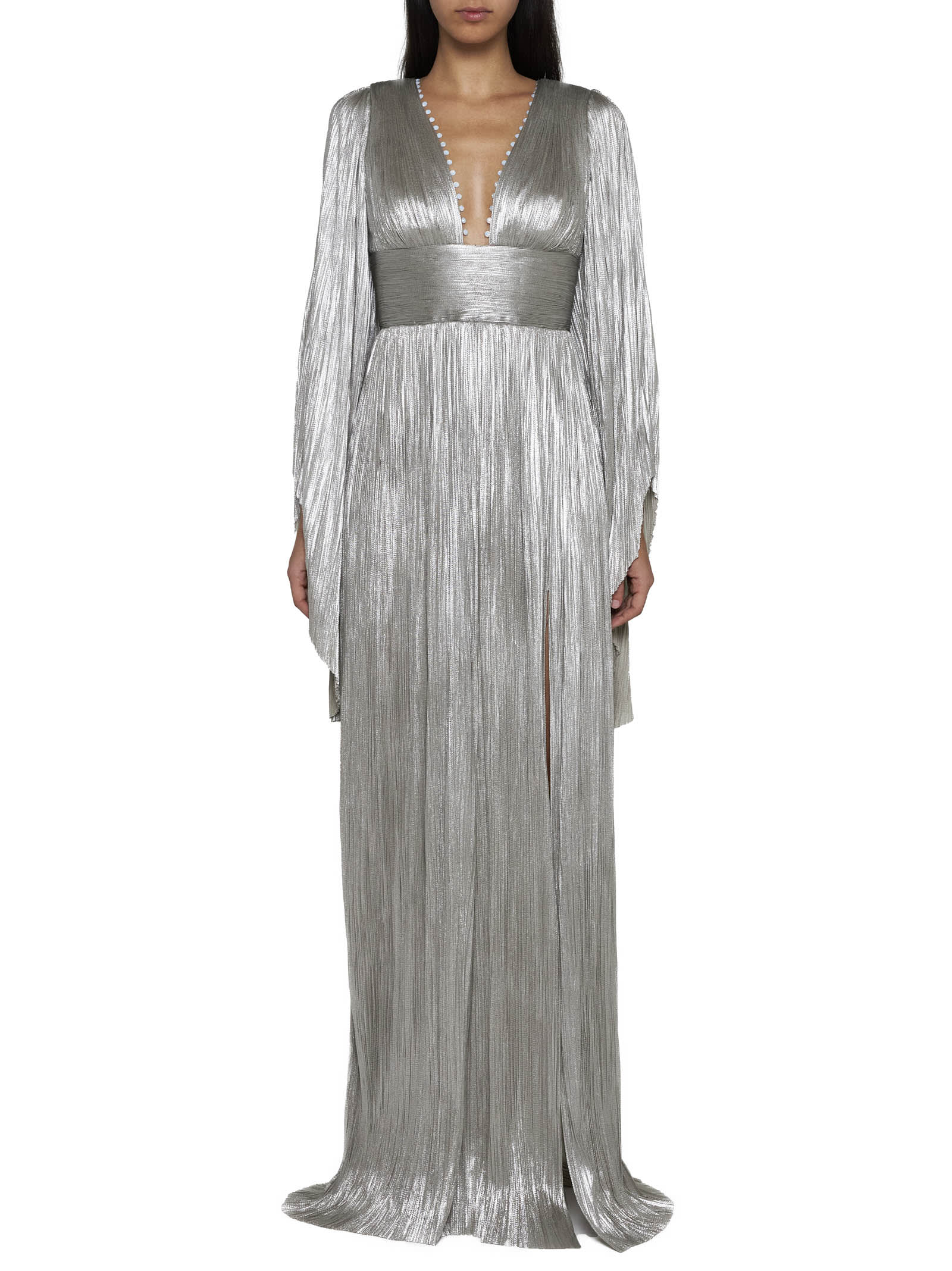 Shop Maria Lucia Hohan Dress In Grey
