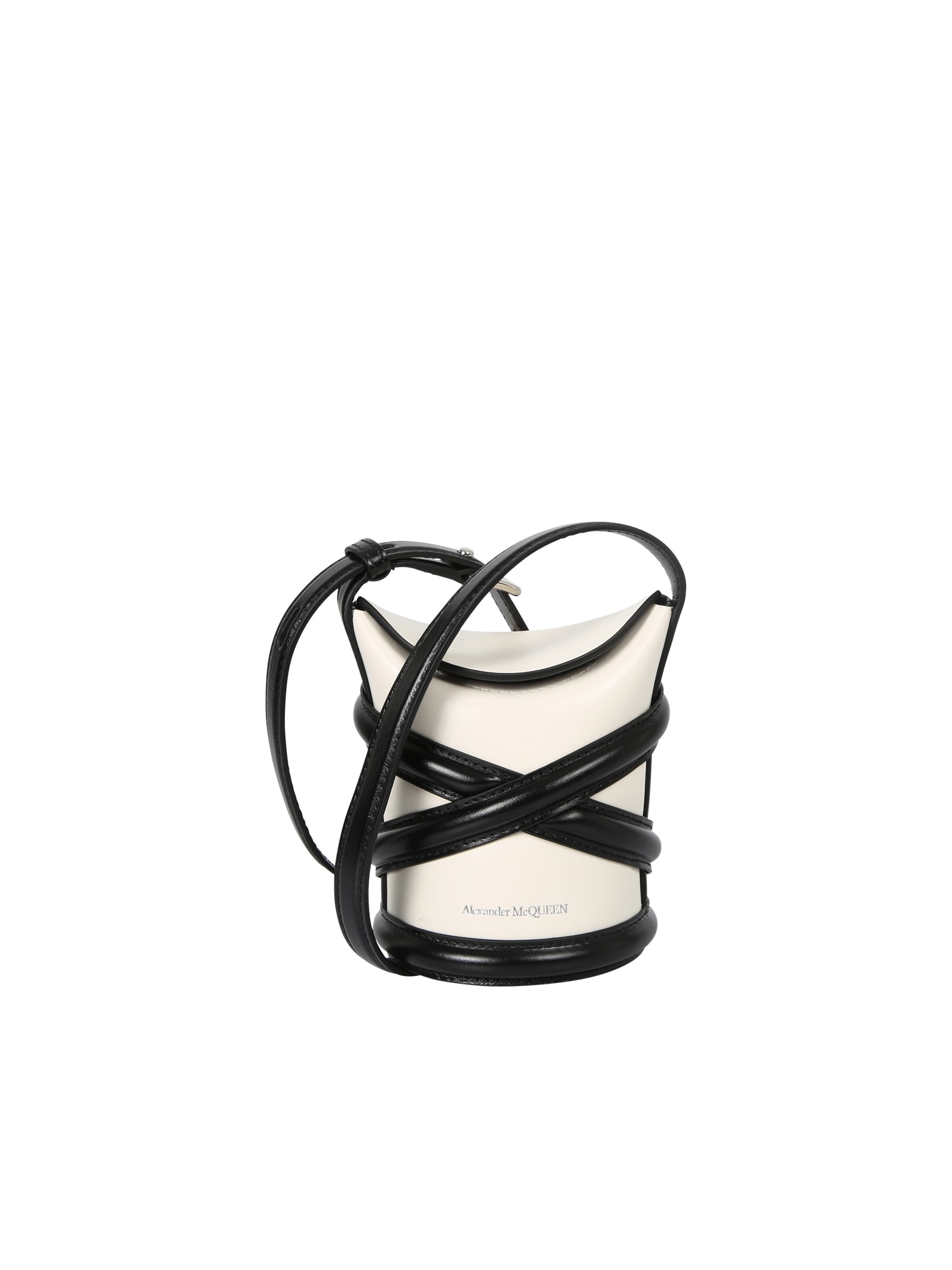 Alexander Mcqueen The Curve Bag In White