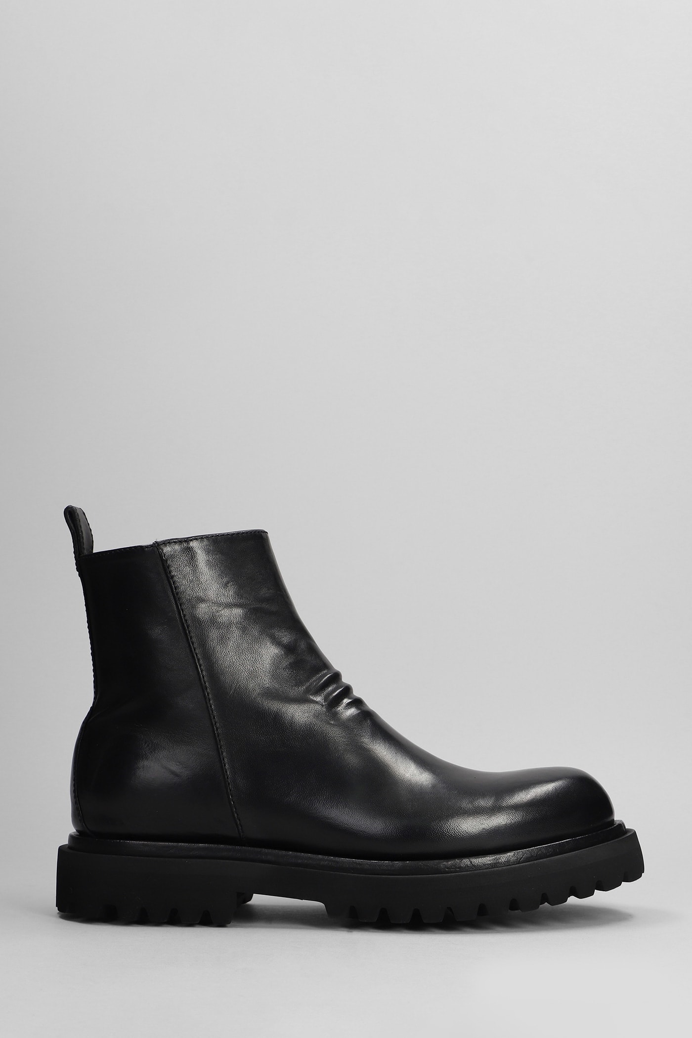 Eventual Dd Ankle Boots In Black Leather